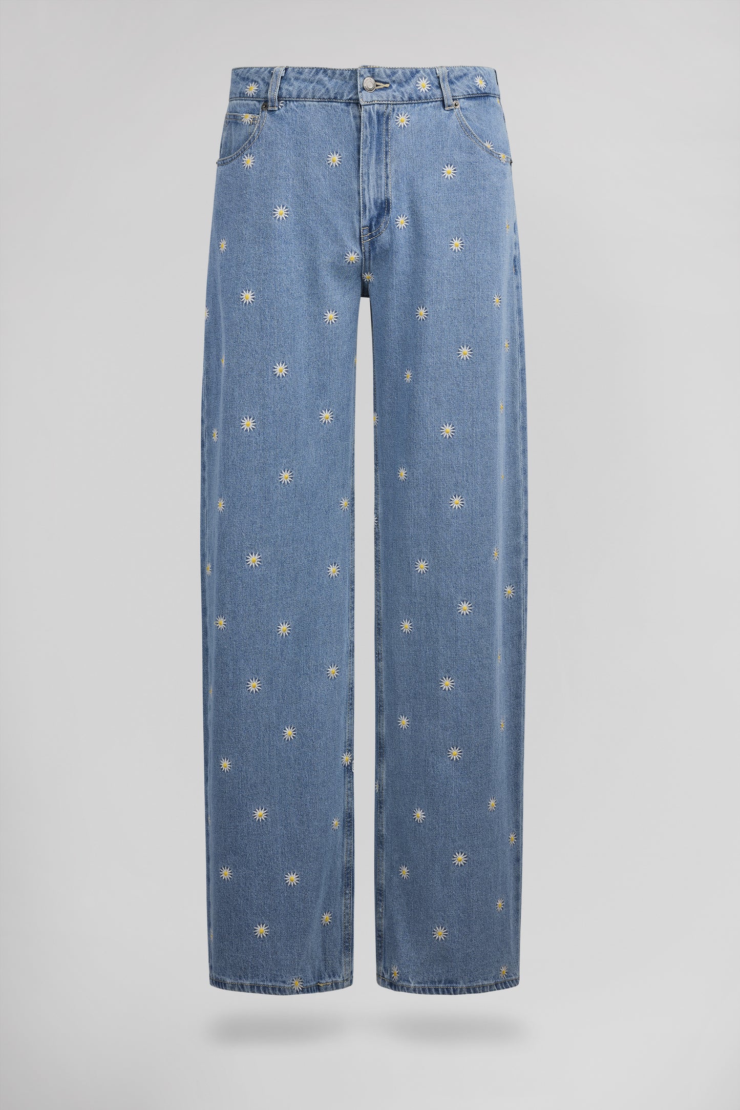 Jean droit taille basse TOMBOY FLOWER - Teddy Smith