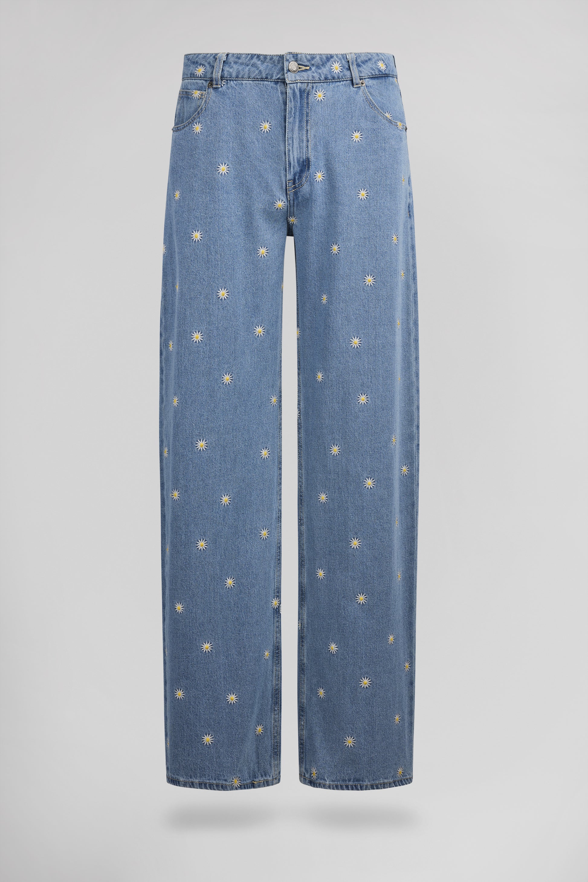 Jean droit taille basse TOMBOY FLOWER - Teddy Smith