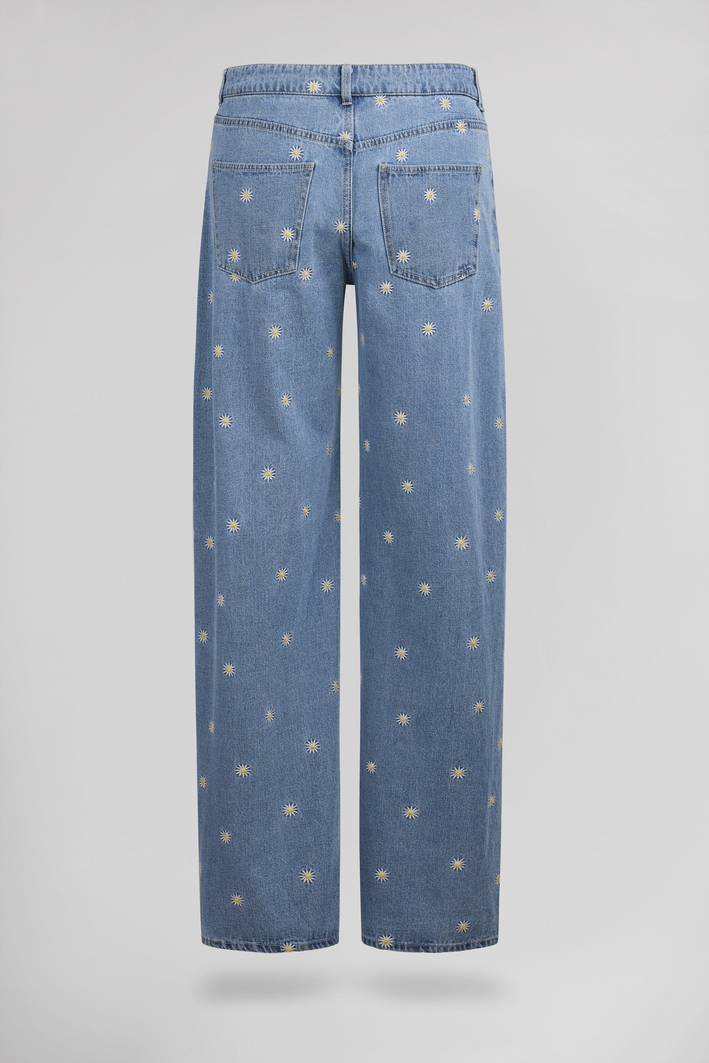 Jean droit taille basse TOMBOY FLOWER - Teddy Smith