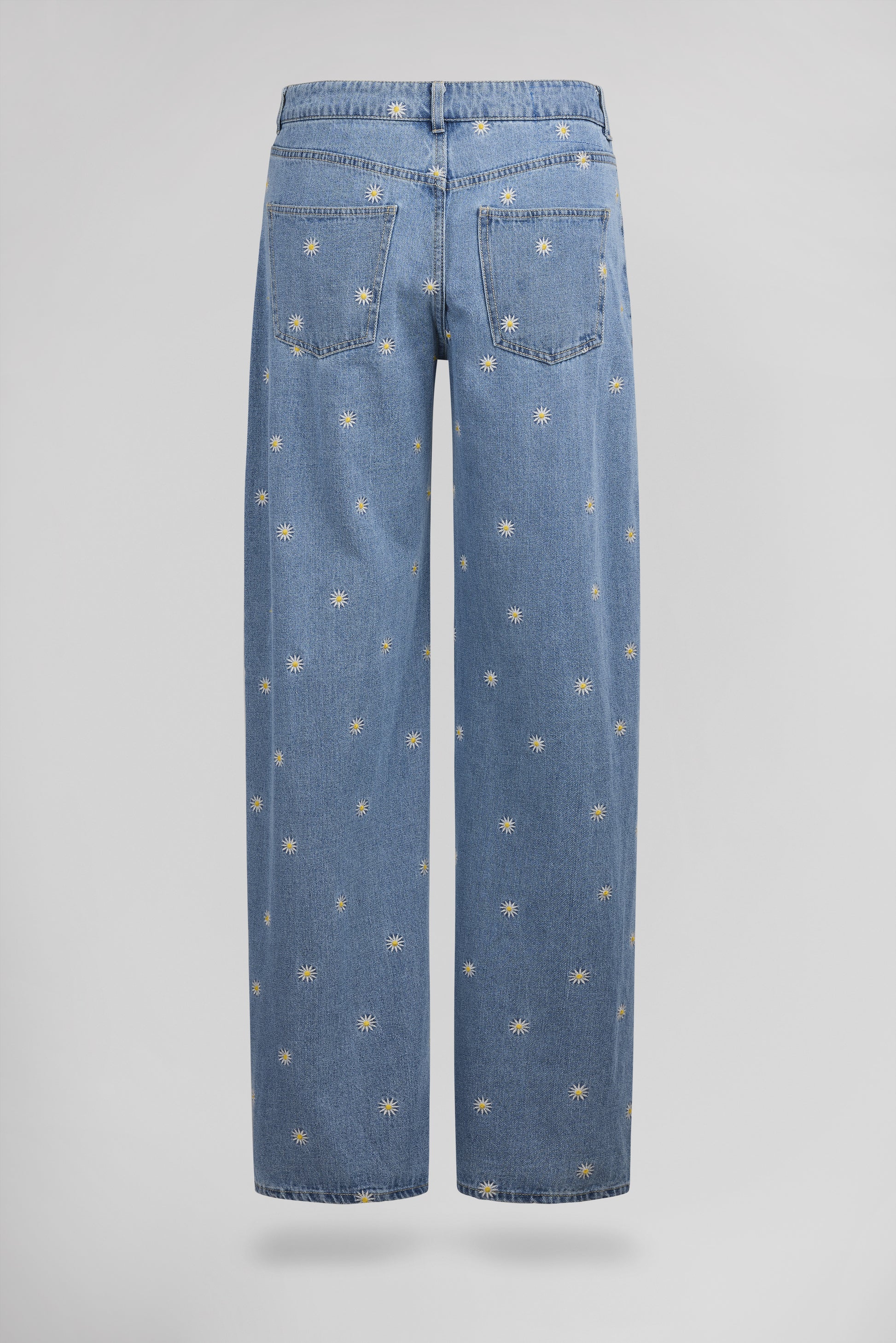 Jean droit taille basse TOMBOY FLOWER - Teddy Smith