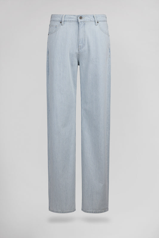 Achat Jean droit TOMBOY STRIPES BLEACHED