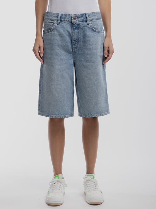 Achat Short S-TOMBOY SH FRIPP / INDIGO CLAIR - Teddy Smith