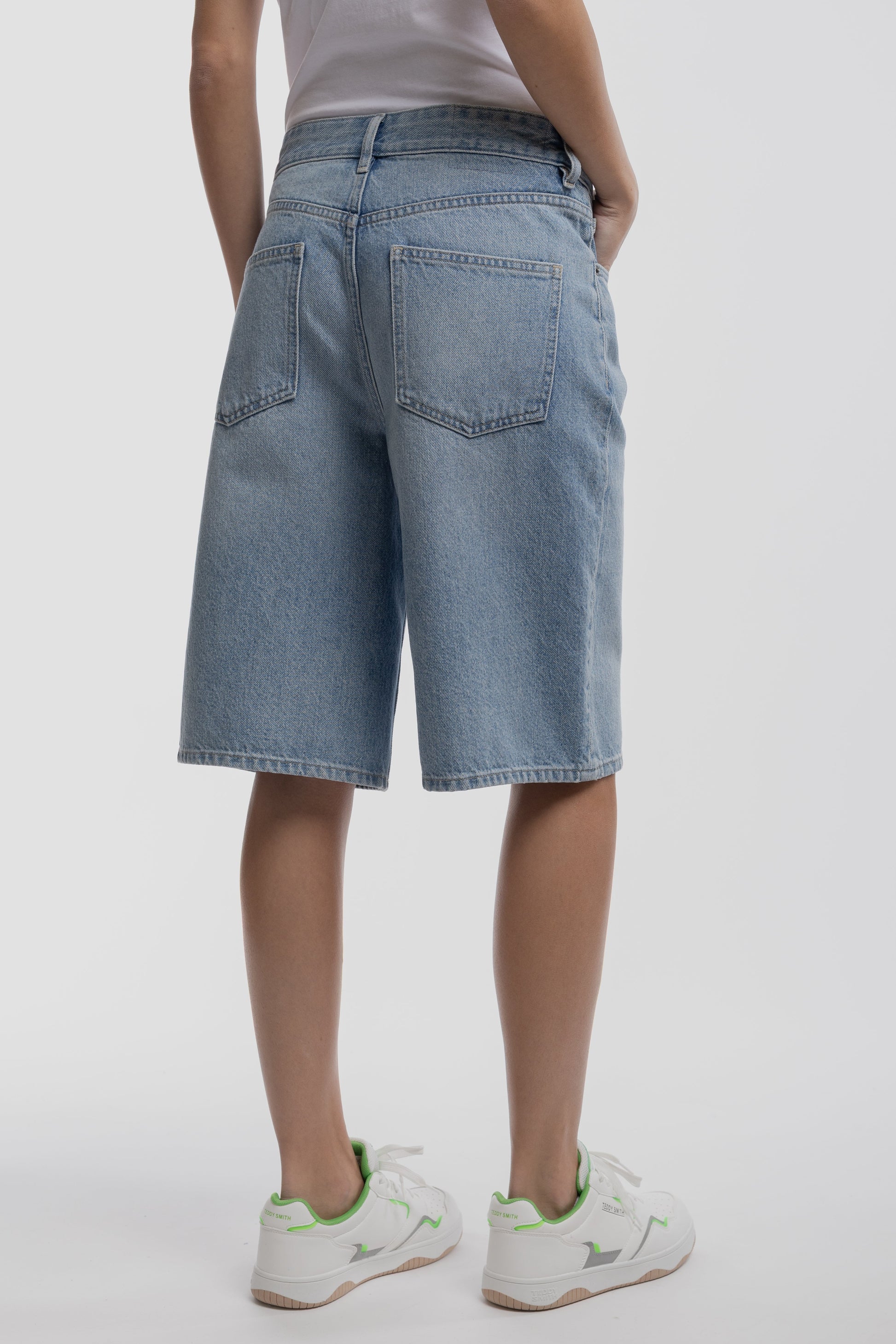 Short S-TOMBOY SH FRIPP / INDIGO CLAIR - Teddy Smith