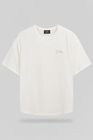 T-shirt T-ALLY MC MIDDLE WHITE - Teddy Smith