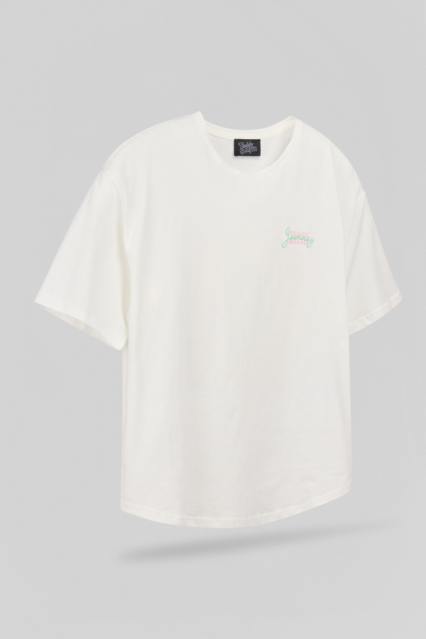 T-shirt T-ALLY MC MIDDLE WHITE - Teddy Smith