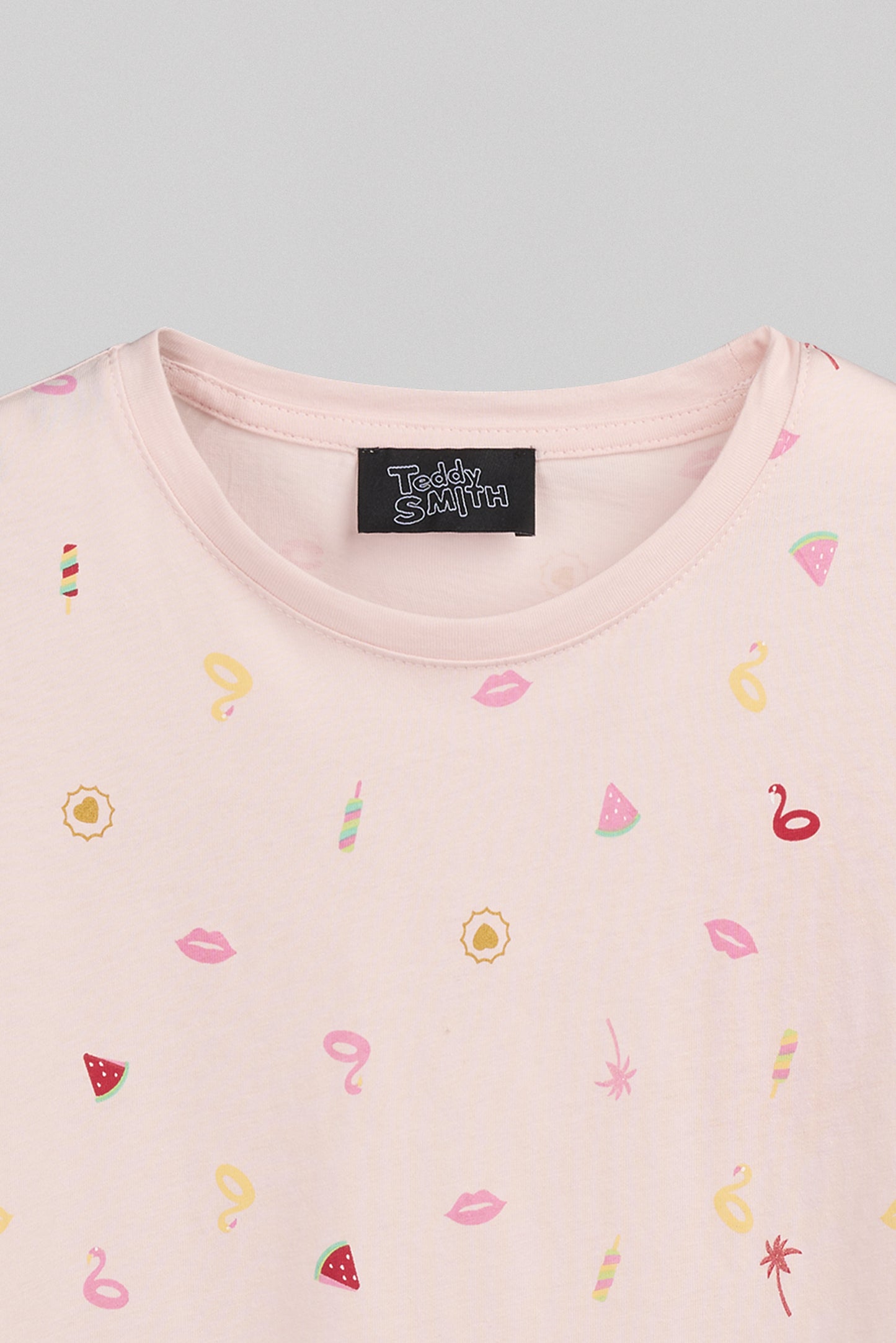T-shirt T-KADY MC SWEET ROSE - Teddy Smith