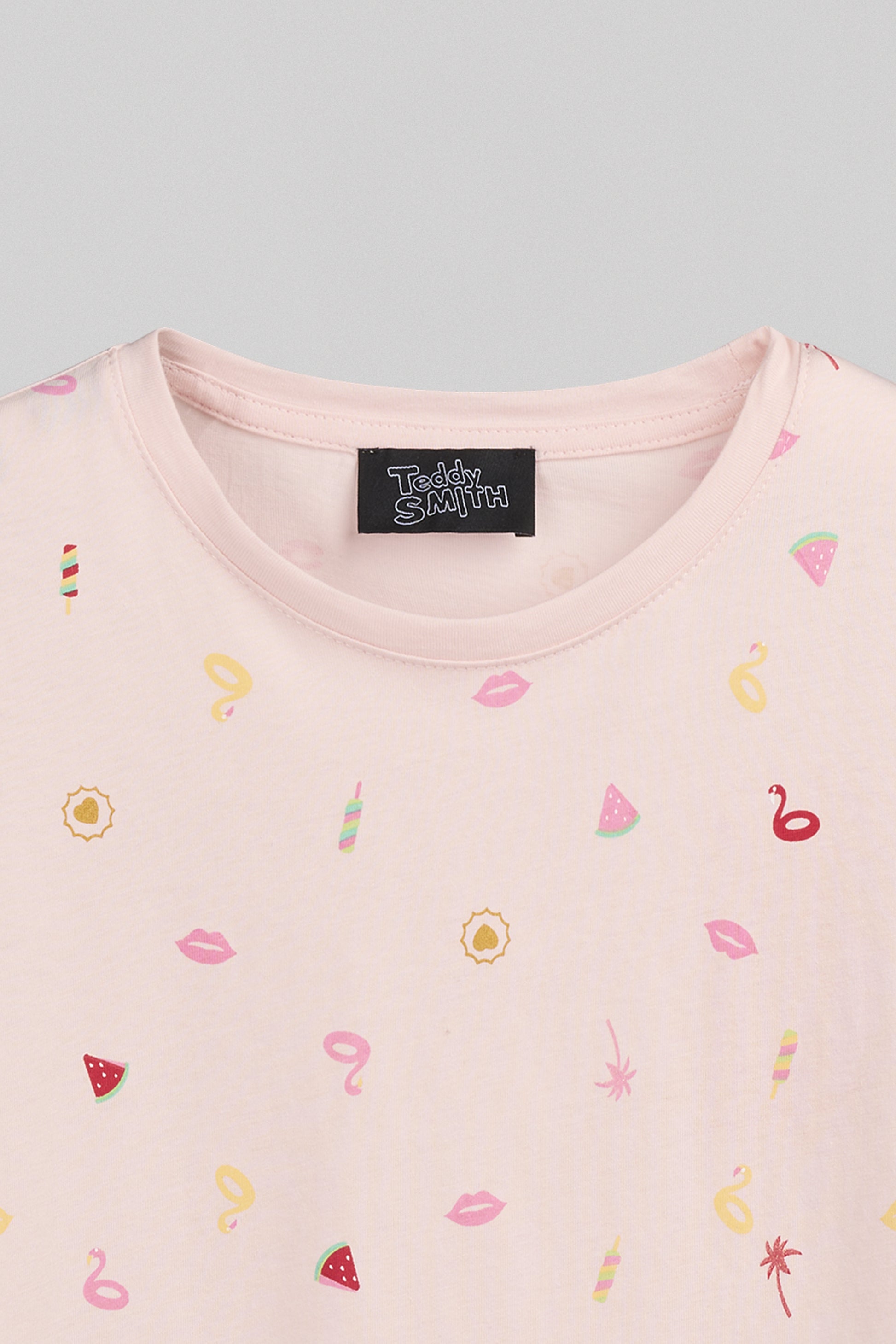 T-shirt T-KADY MC SWEET ROSE - Teddy Smith