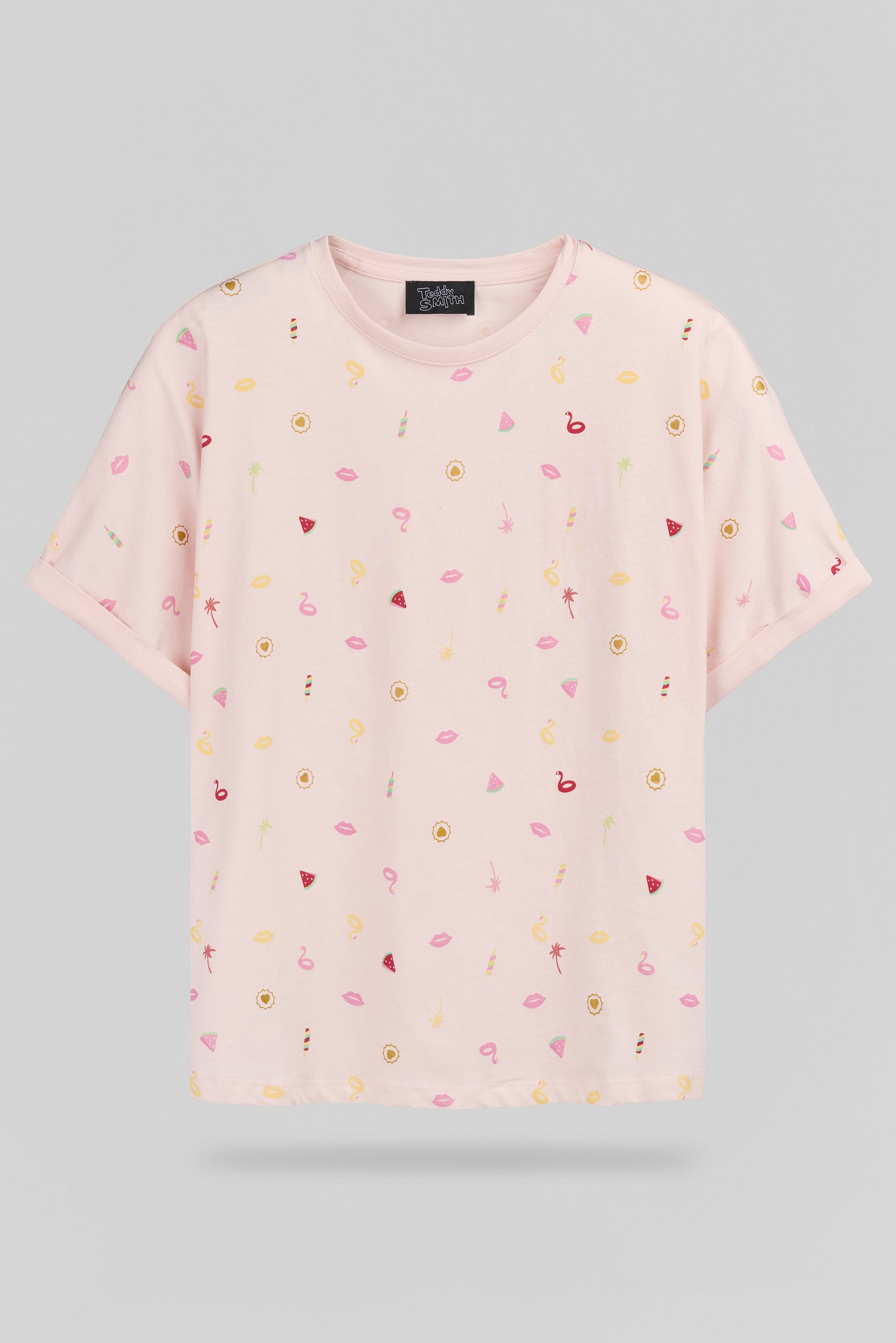 T-shirt T-KADY MC SWEET ROSE - Teddy Smith