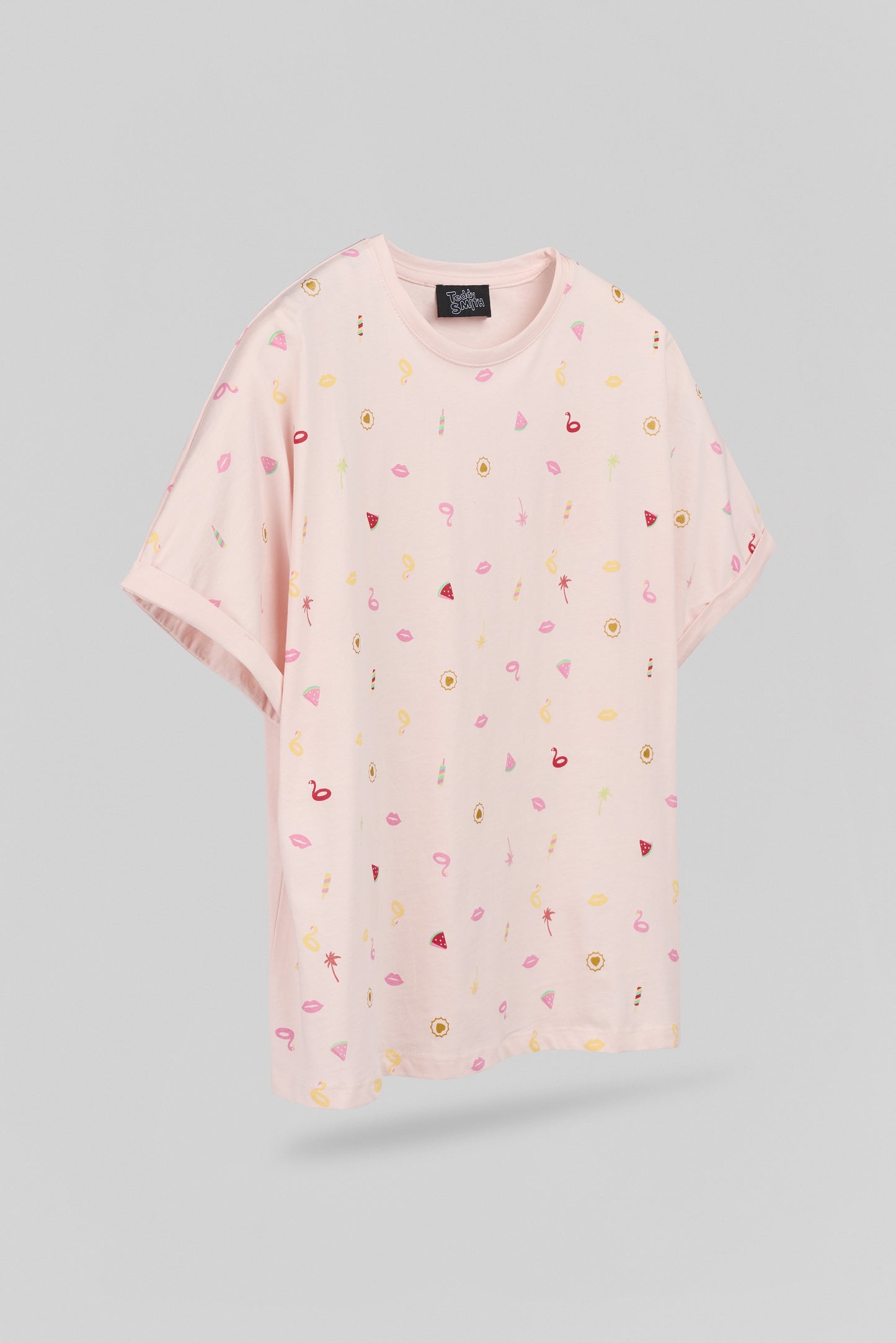 T-shirt T-KADY MC SWEET ROSE - Teddy Smith