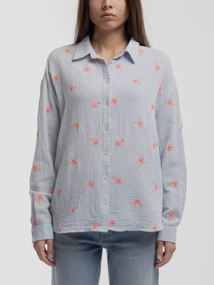 Chemise C-LIVANA ML PASTEL BLUE - Teddy Smith