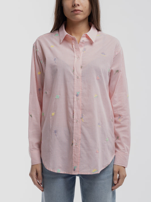 Achat Chemise C-LOUISY ML PEACH - Teddy Smith