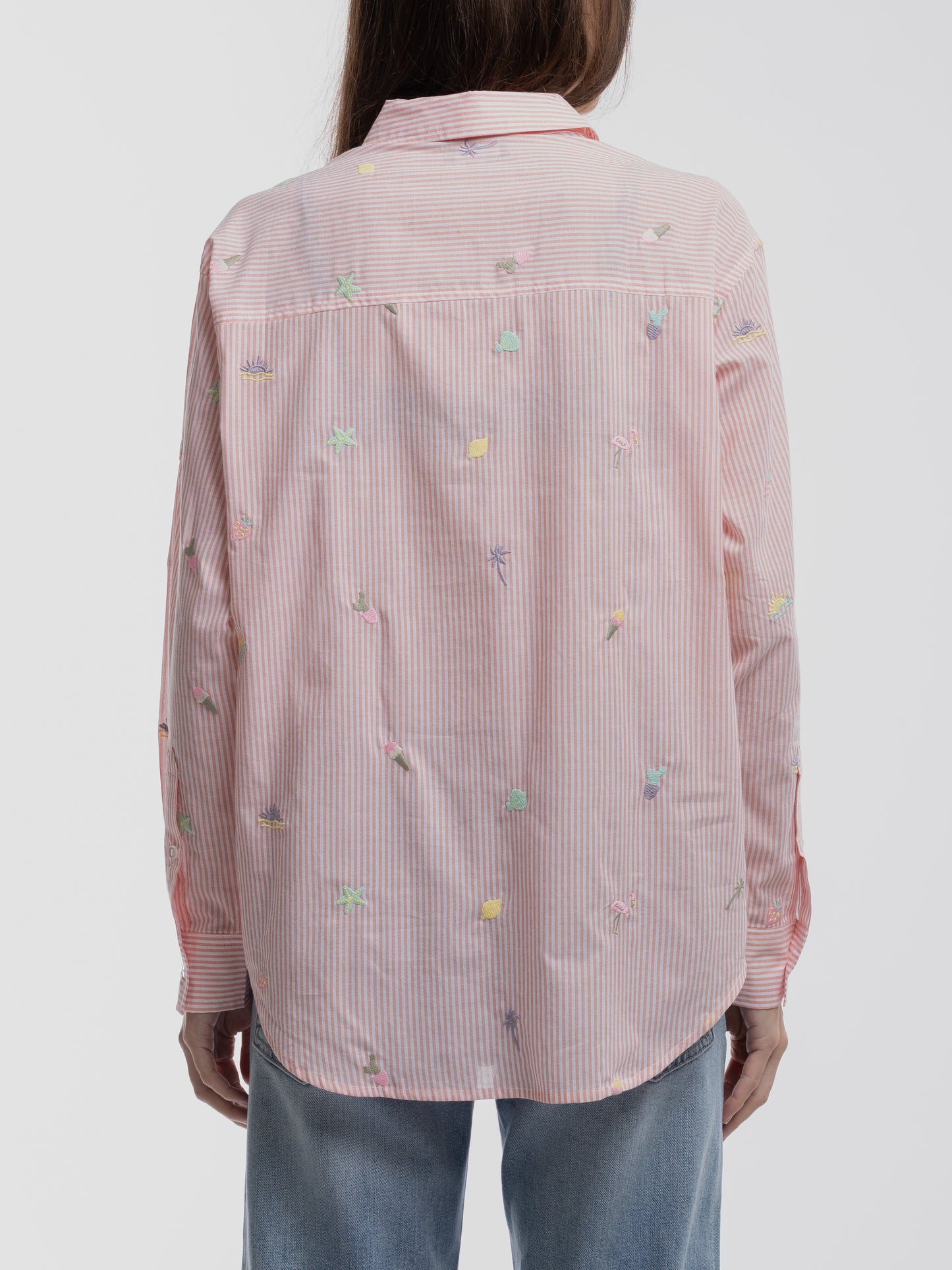 Chemise C-LOUISY ML PEACH - Teddy Smith