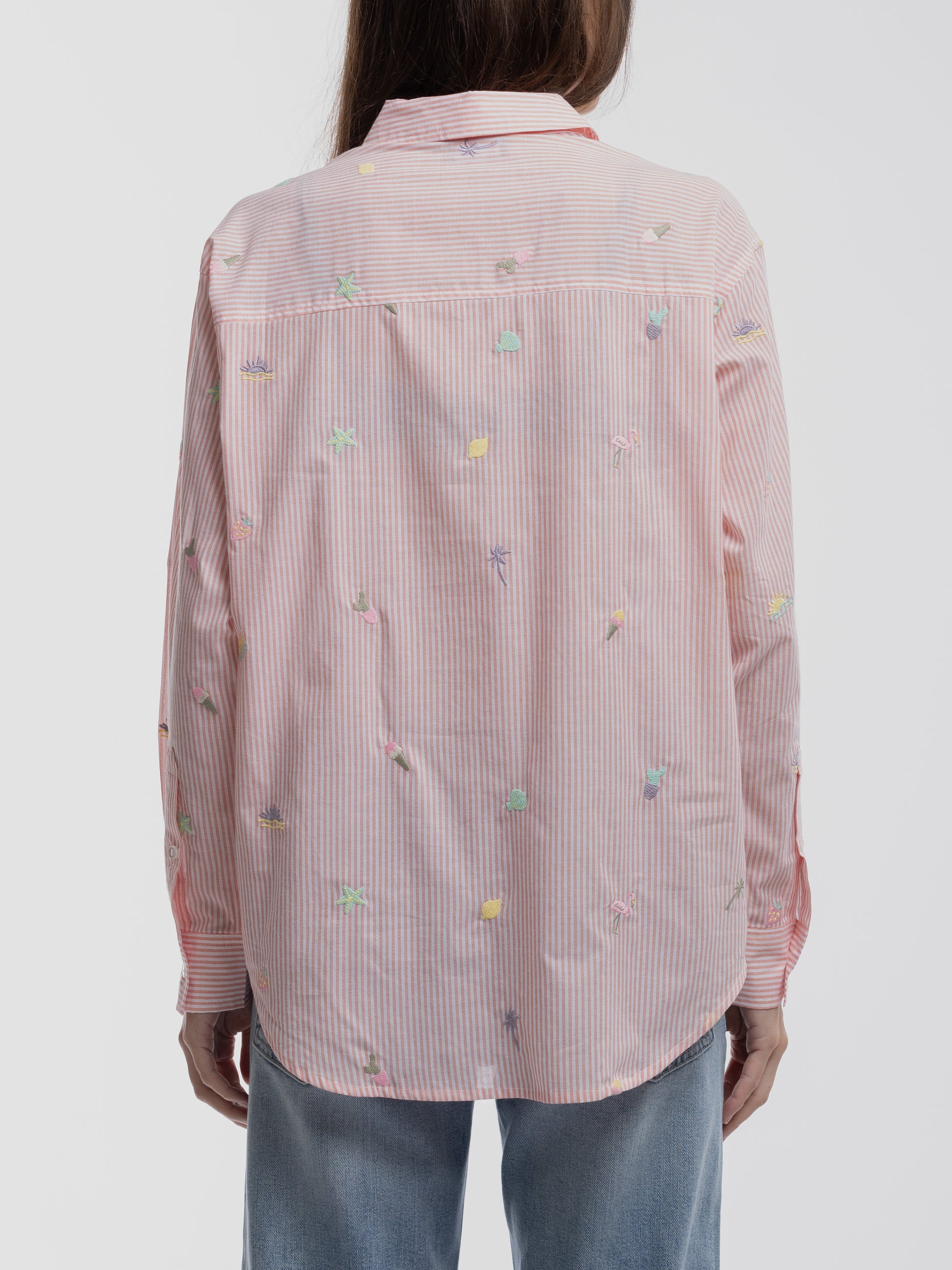 Chemise C-LOUISY ML PEACH - Teddy Smith