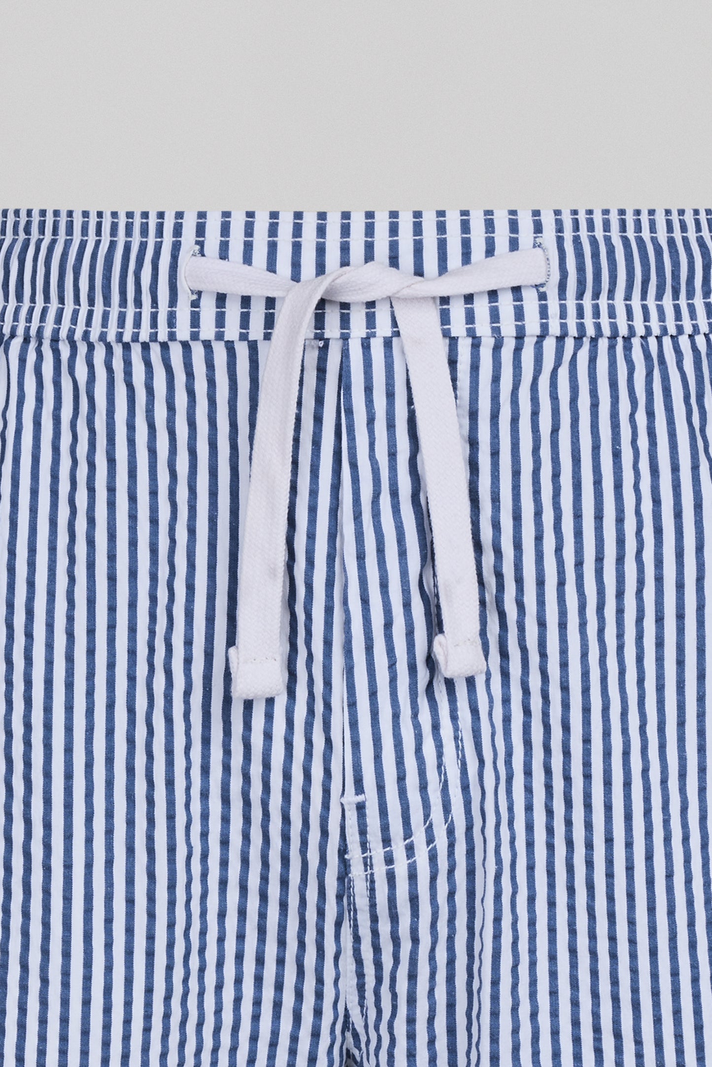 Short bicolore tissé effet gaufré S-TOMINO SH FADED INDIGO