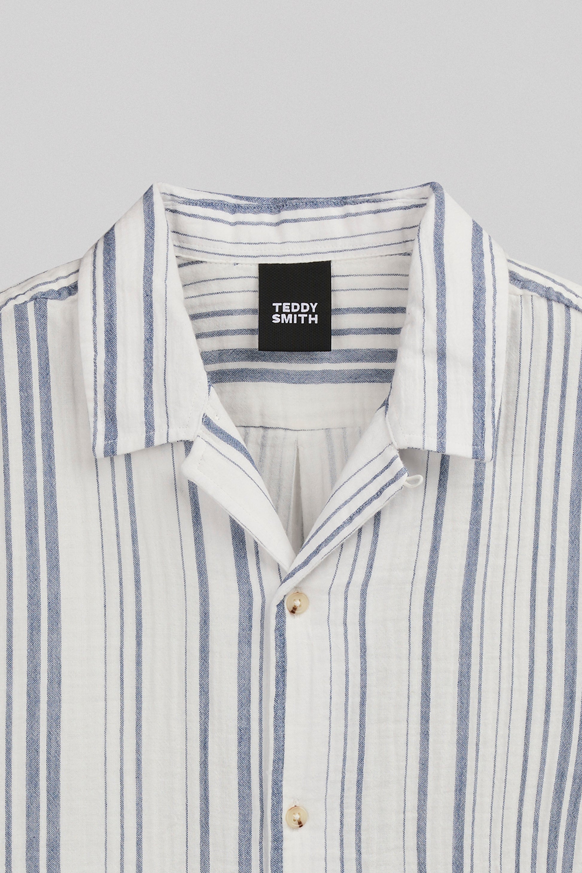 Chemise C-CELESTIO MC FADED INDIGO - Teddy Smith