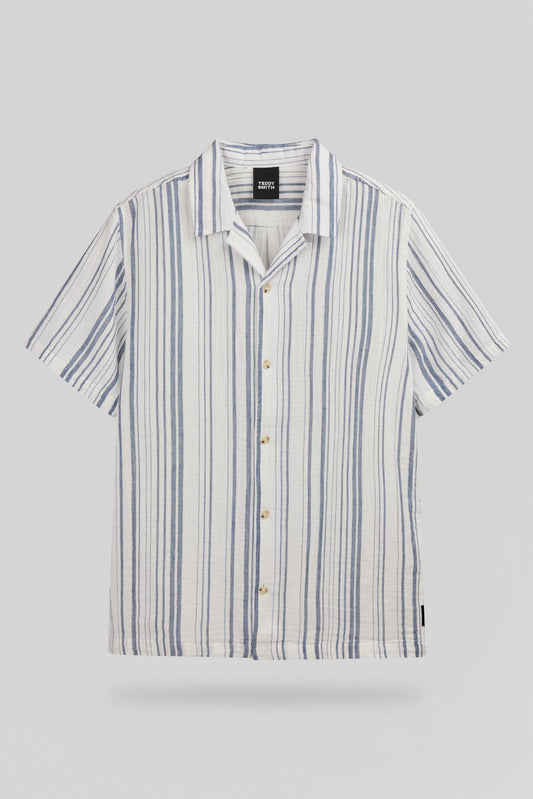 Achat Chemise C-CELESTIO MC FADED INDIGO - Teddy Smith