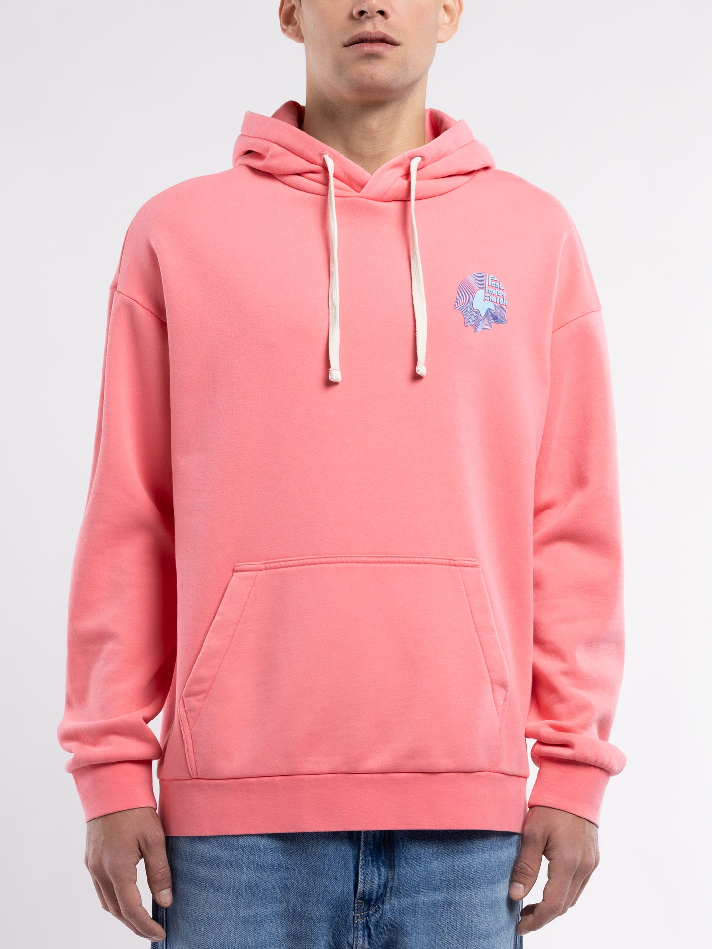 Sweat S-DEN HOODY ROSE VIF - Teddy Smith