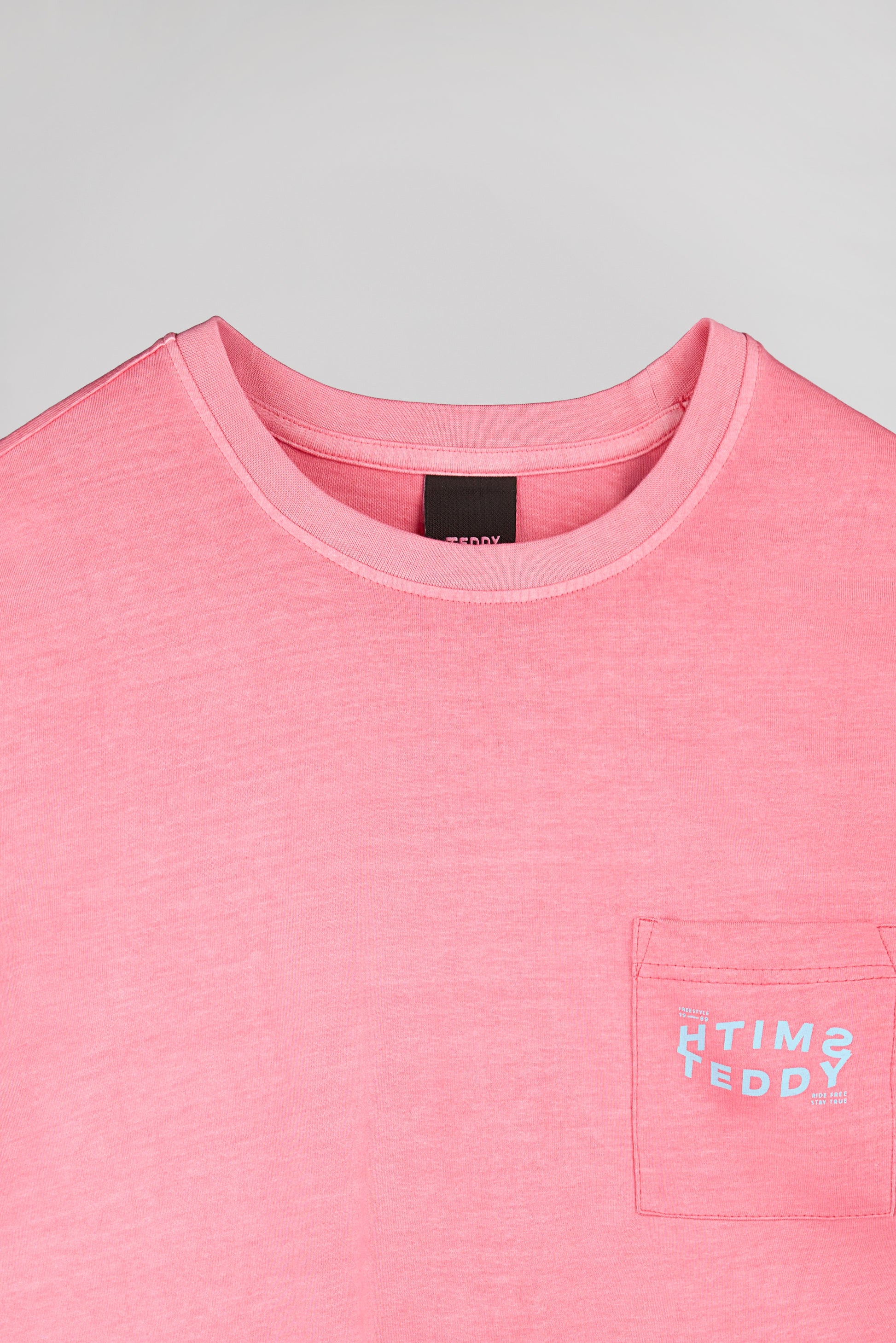 T-shirt T-SQUAD MC ROSE VIF - Teddy Smith