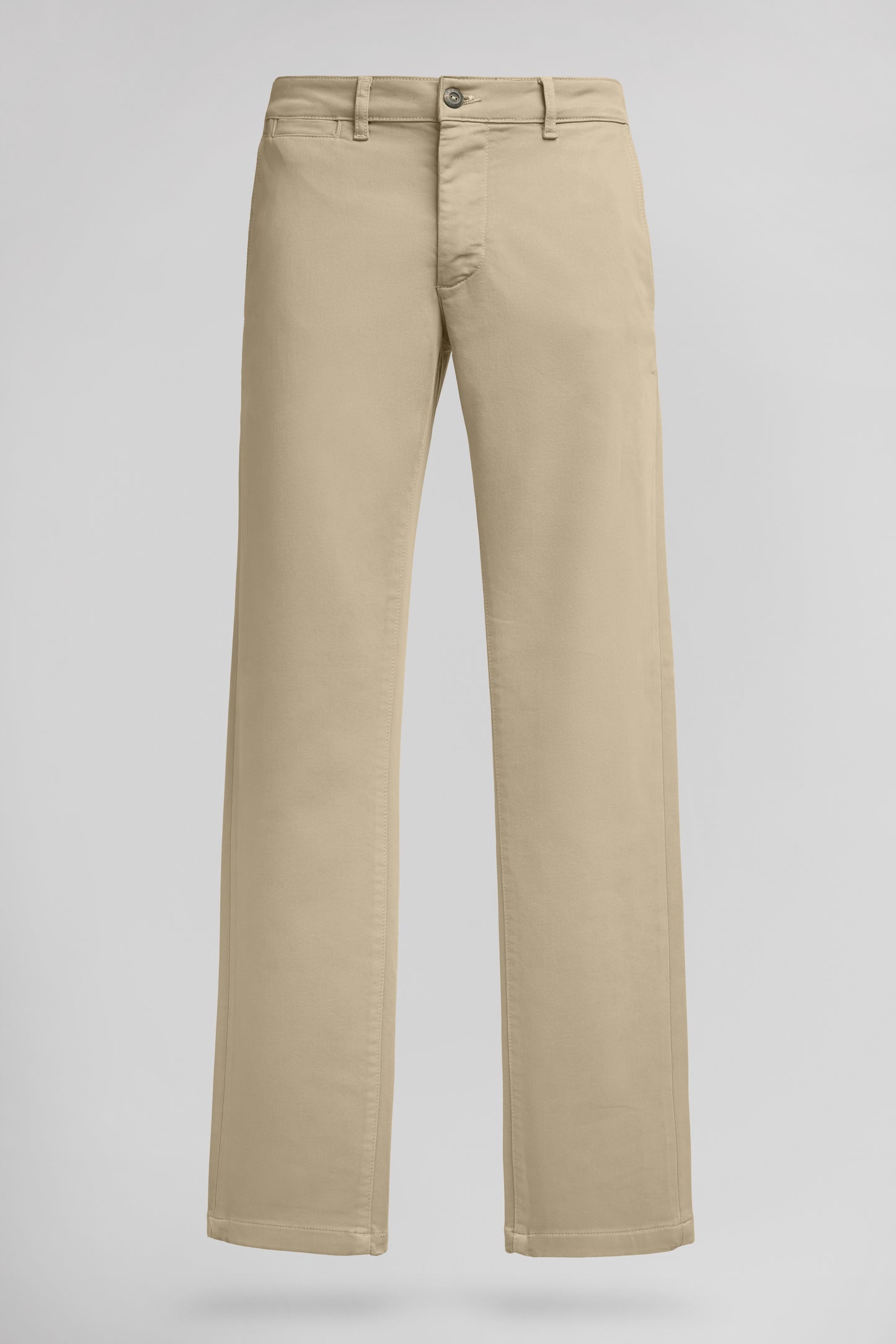 Pantalon chino slim PALLAS CHINO SWEAT DYED BEIGE