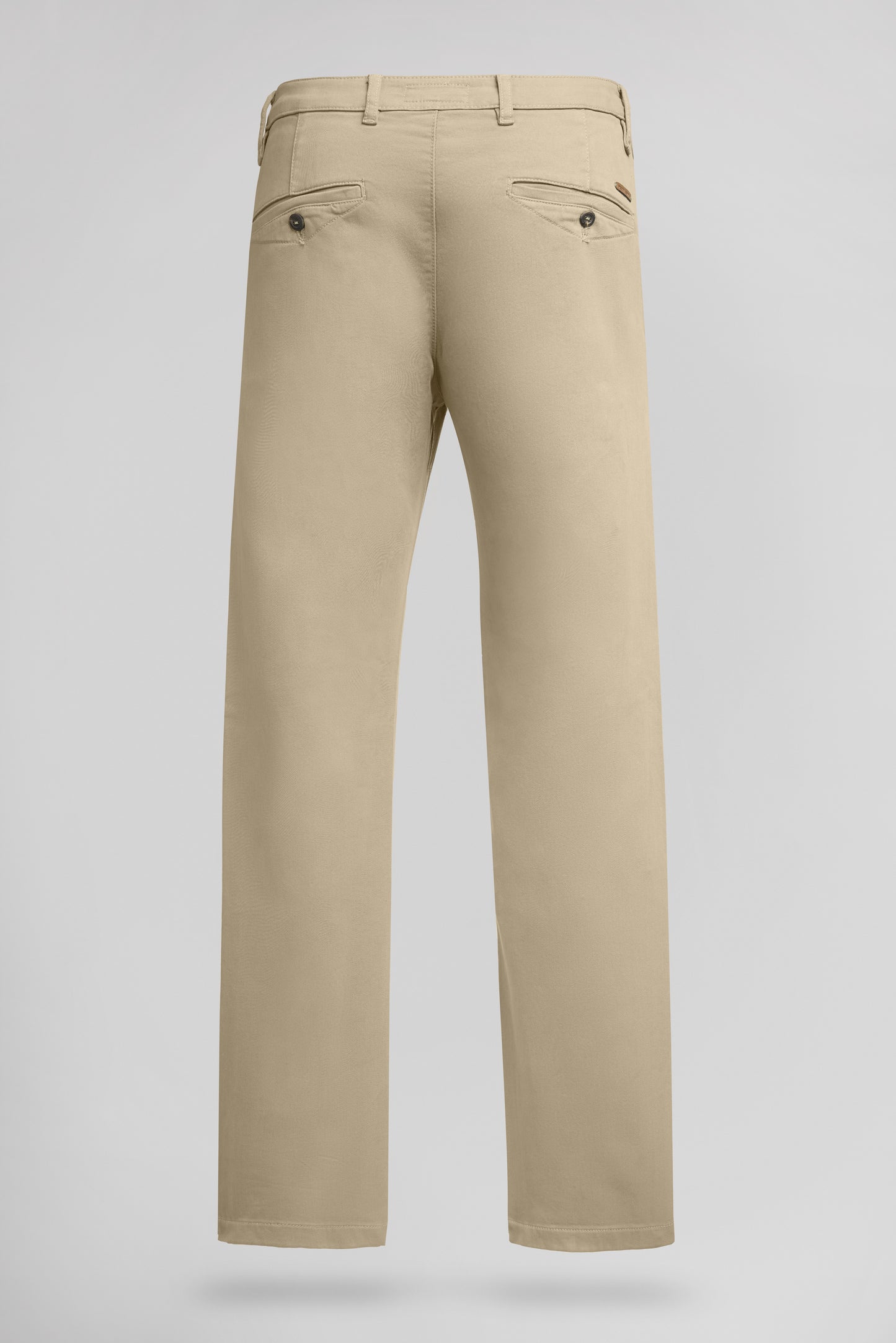 Pantalon chino slim PALLAS CHINO SWEAT DYED BEIGE