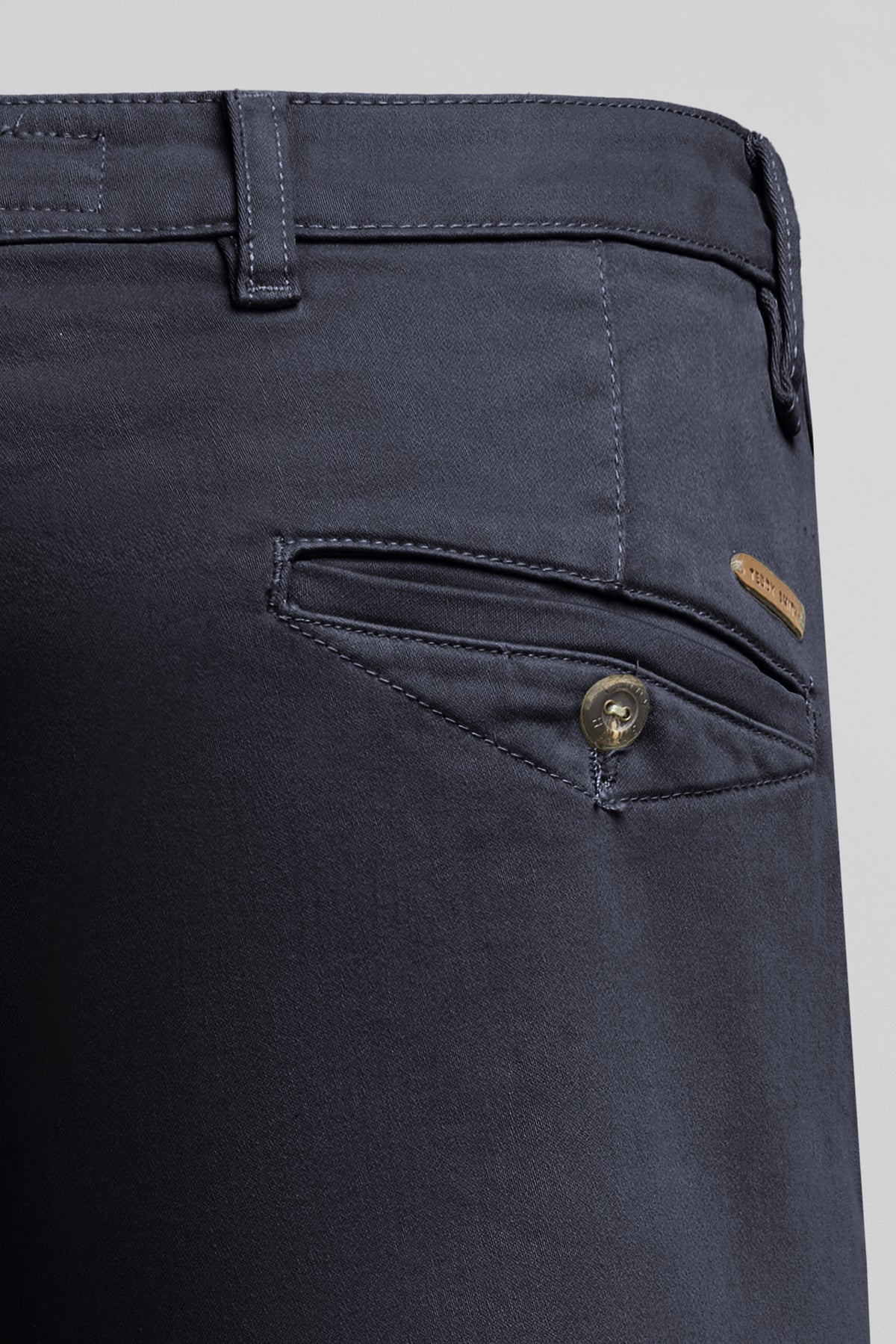Pantalon chino slim PALLAS CHINO SWEAT DYED DARK NAVY