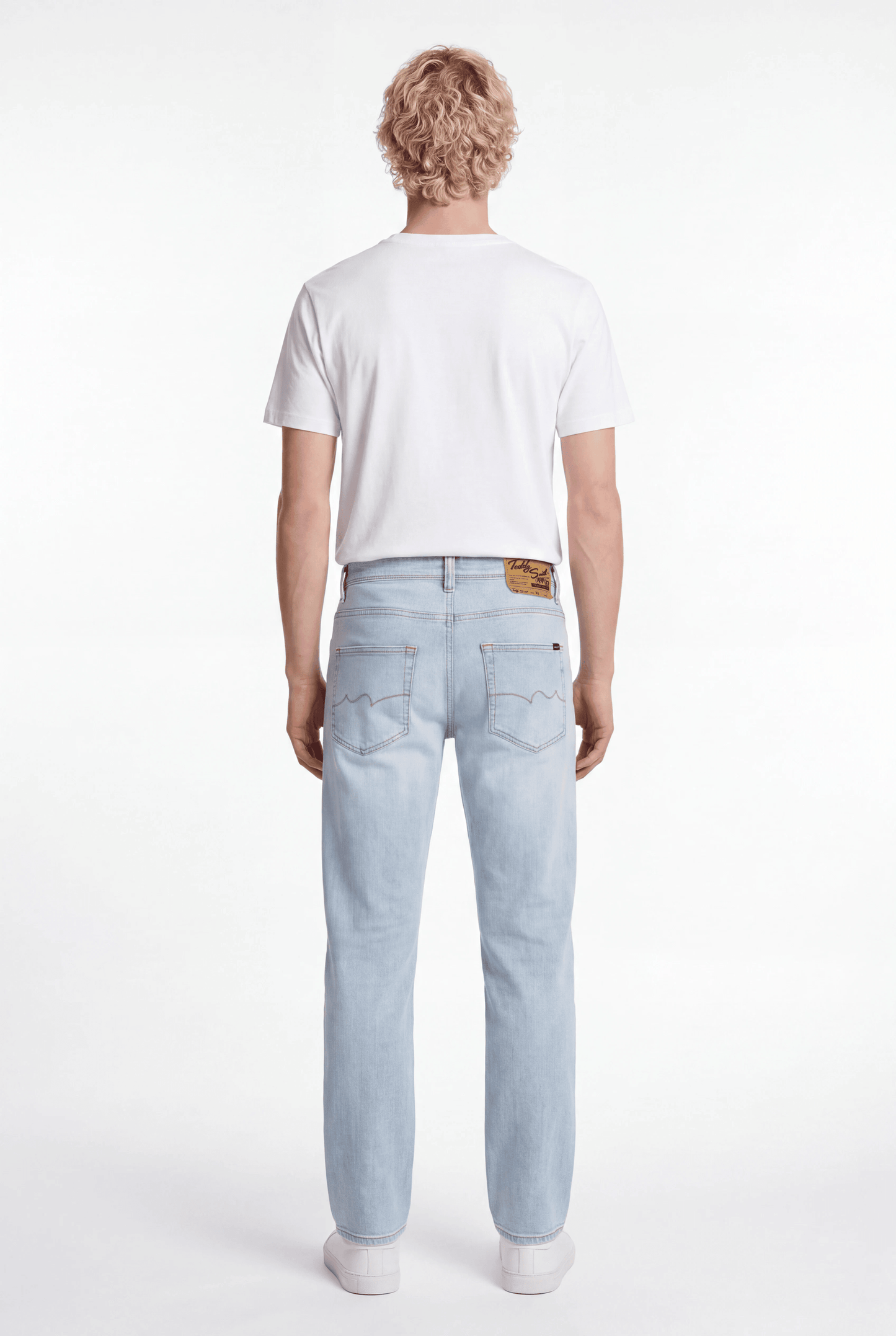 Jean droit REG L32 BLEACHED