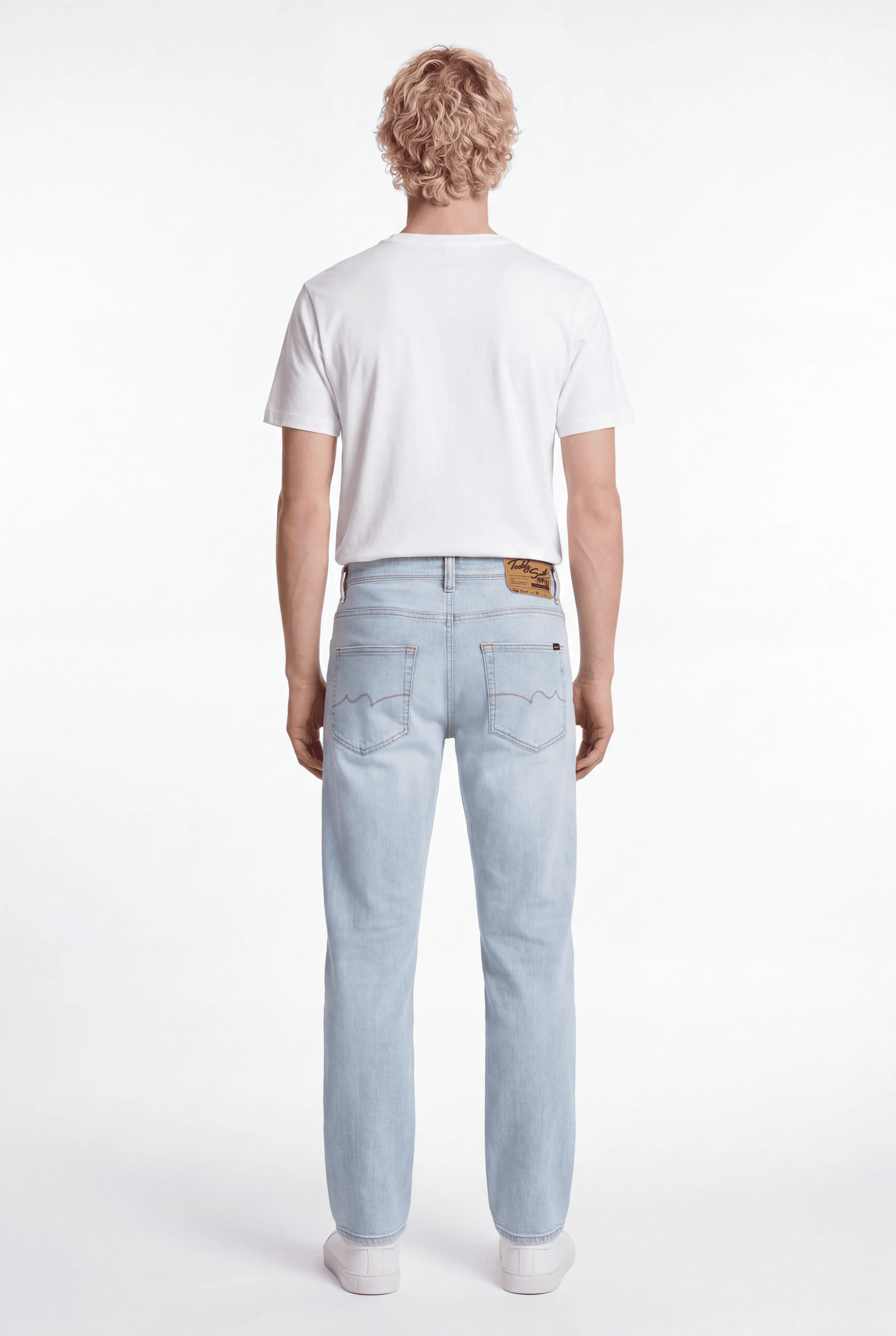 Jean droit REG L32 BLEACHED