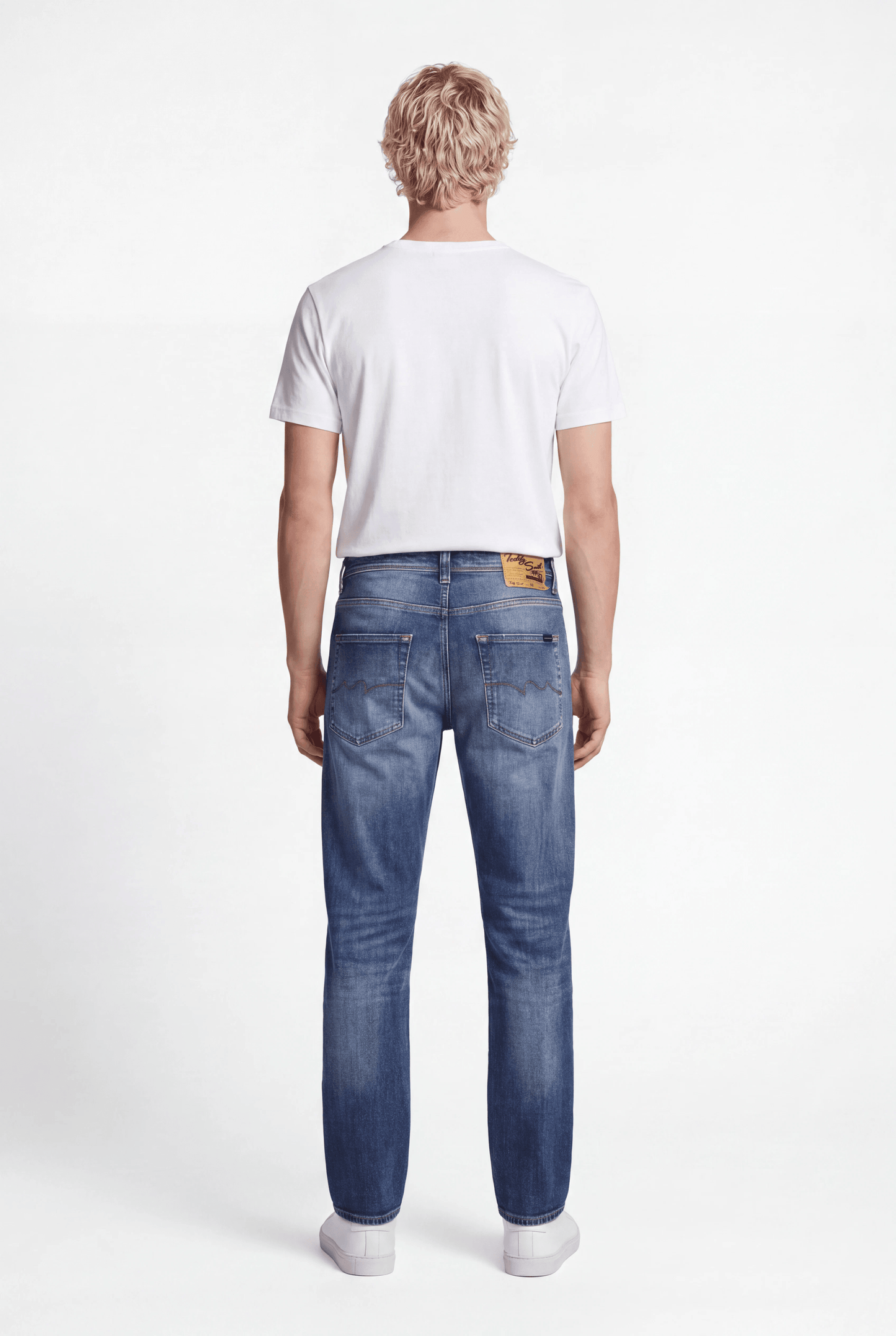 Jean droit REG L32 DARK BLUE STONE