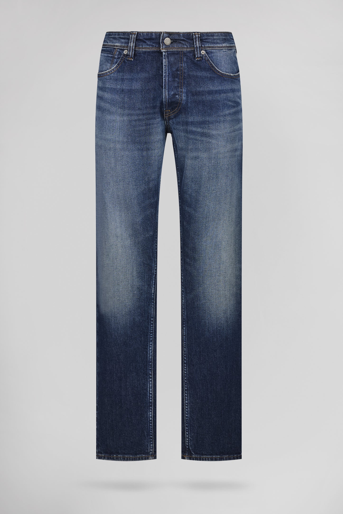 Jean droit REG L32 DARK BLUE STONE