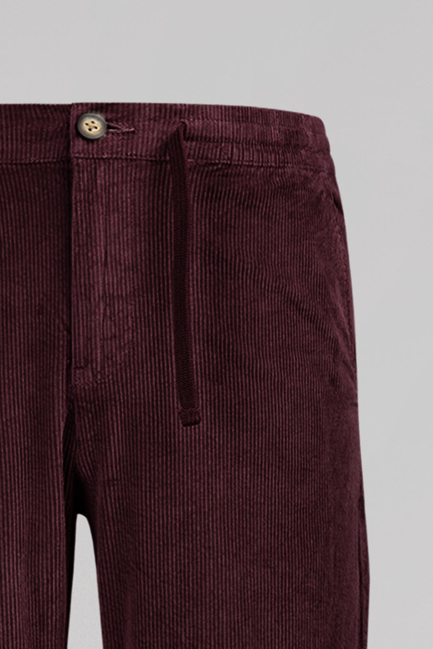 Pantalon PYWAN 20 VELOUR BORDEAUX FONCE