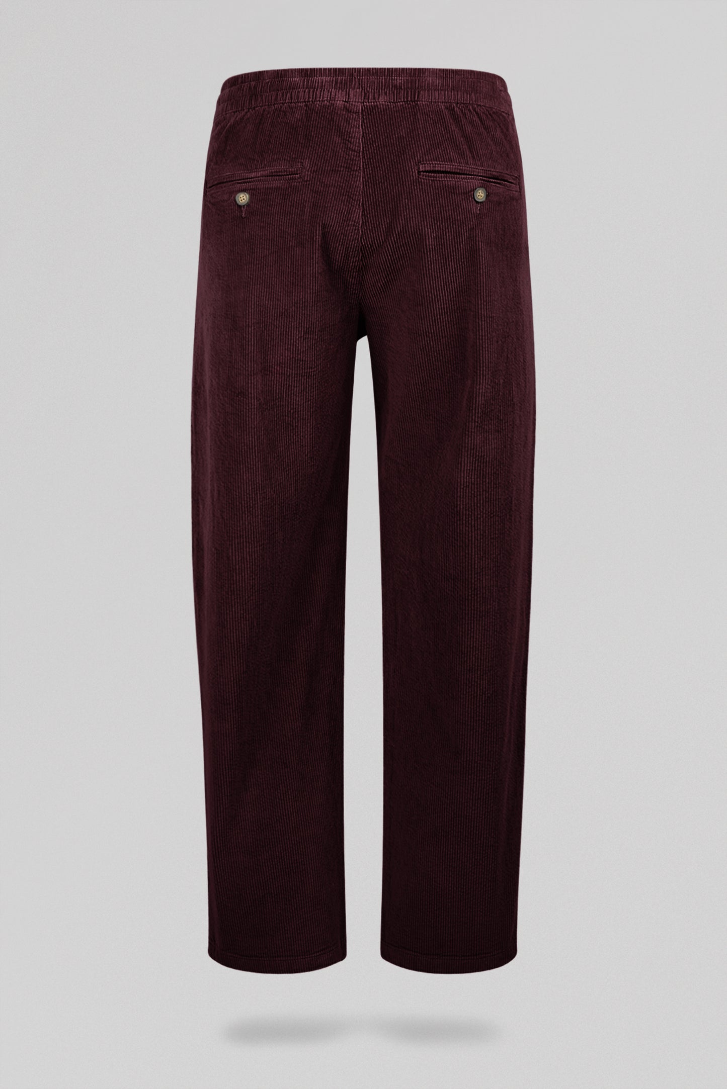Pantalon PYWAN 20 VELOUR BORDEAUX FONCE