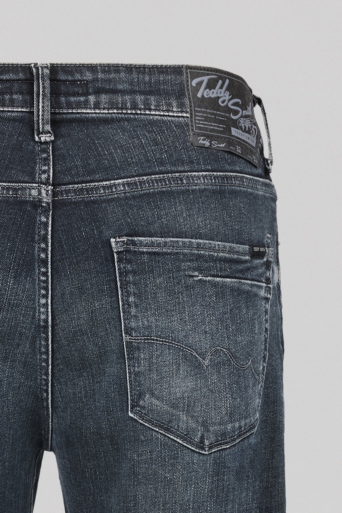 Jean regular slim DYLAN ROCK L32 GRIS BLEU