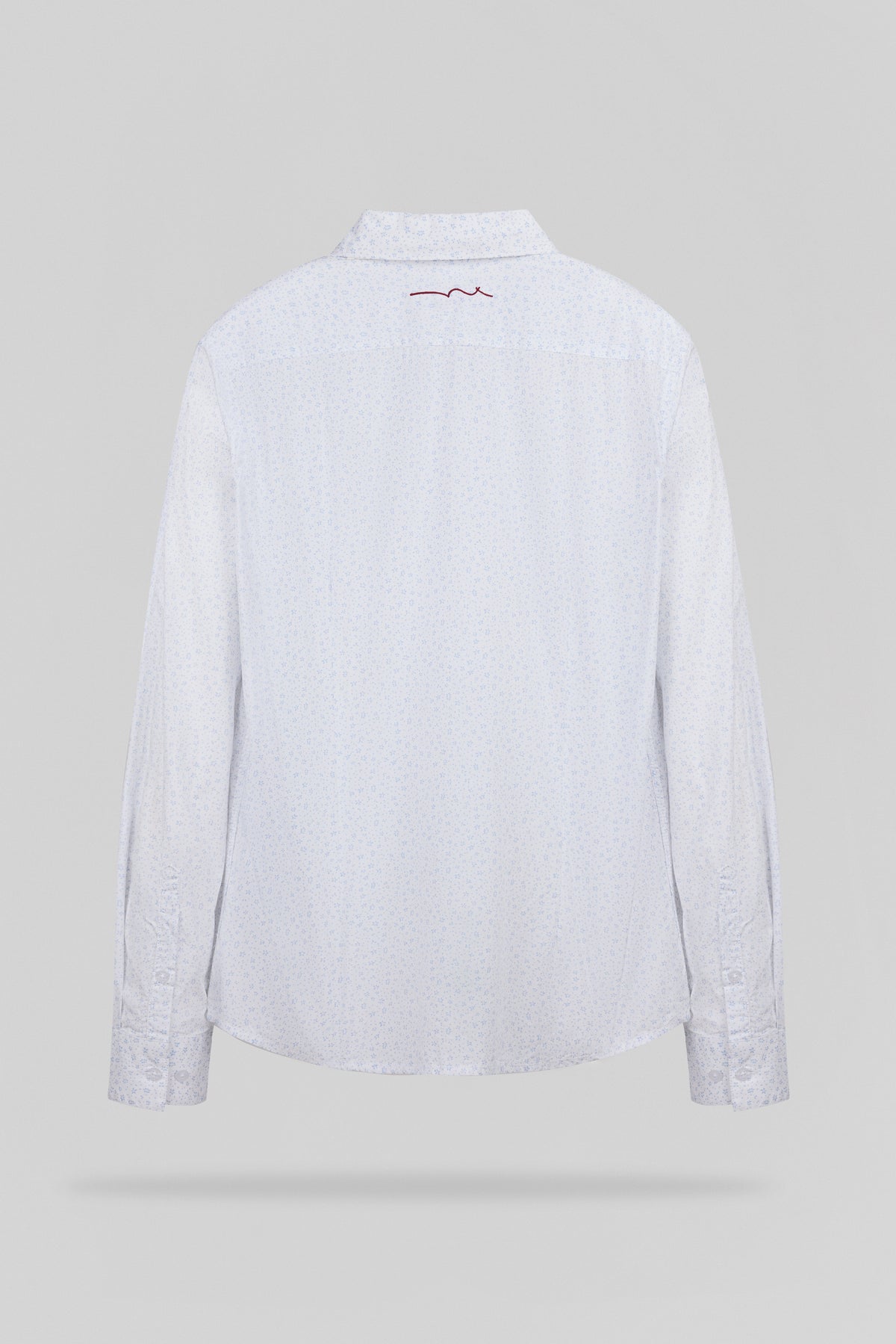 Chemise cintrée imprimée CARTON ML BLANC