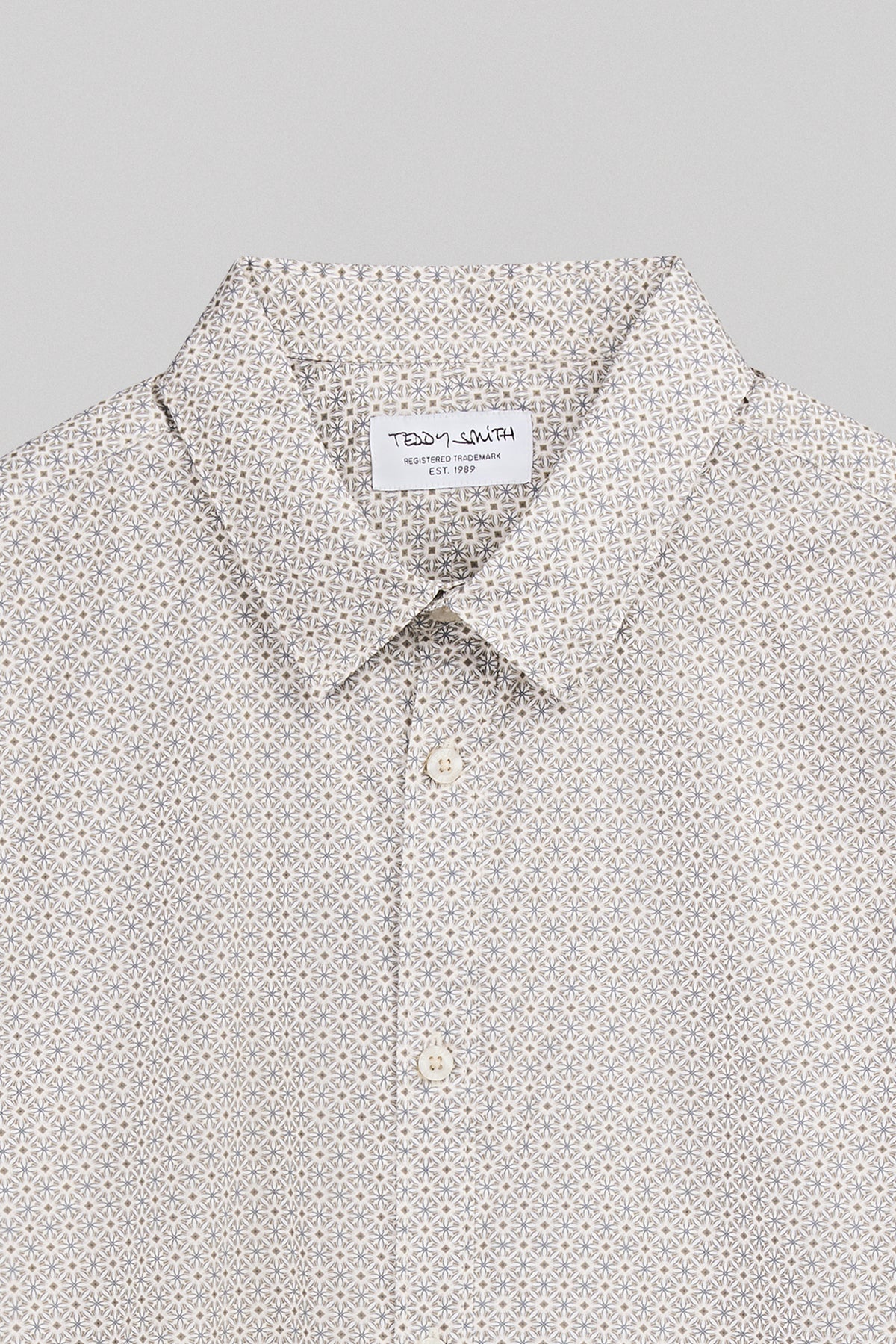 Chemise cintrée imprimée CARTON ML CREAM