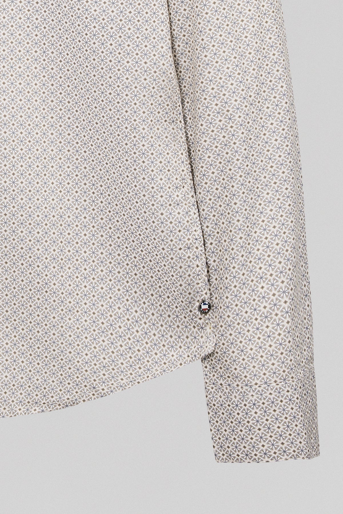 Chemise cintrée imprimée CARTON ML CREAM