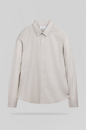 Chemise cintrée imprimée CARTON ML CREAM
