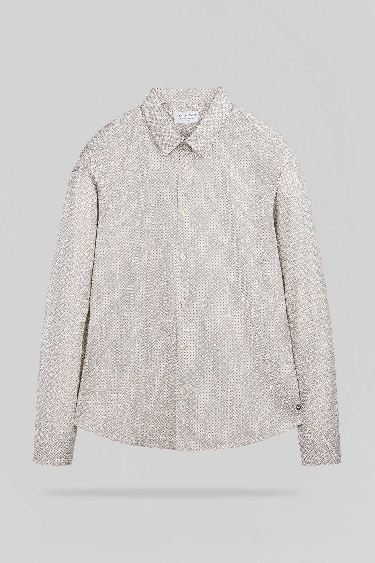 Chemise cintrée imprimée CARTON ML CREAM