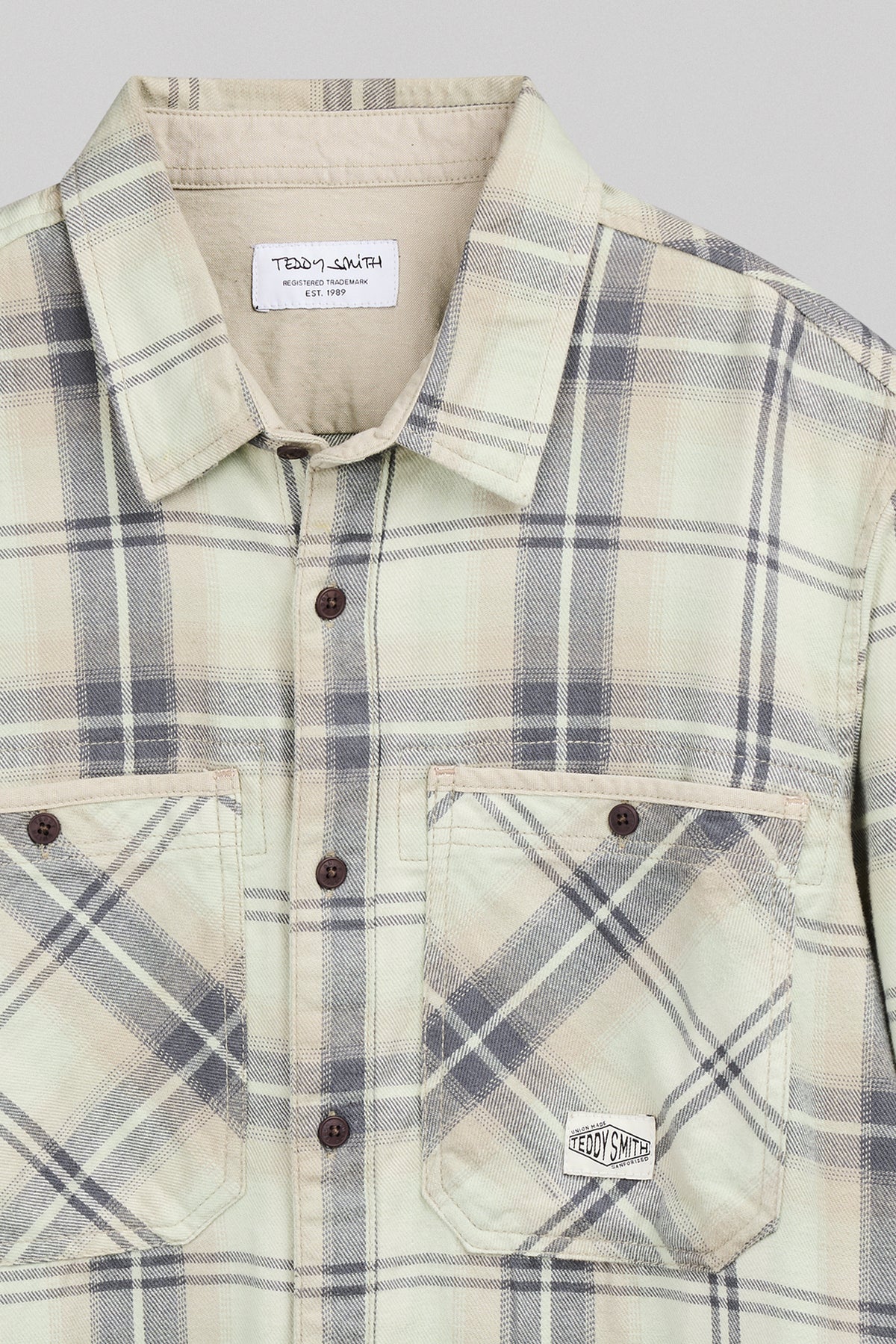 Chemise C-TRENT ML VERT NACRE