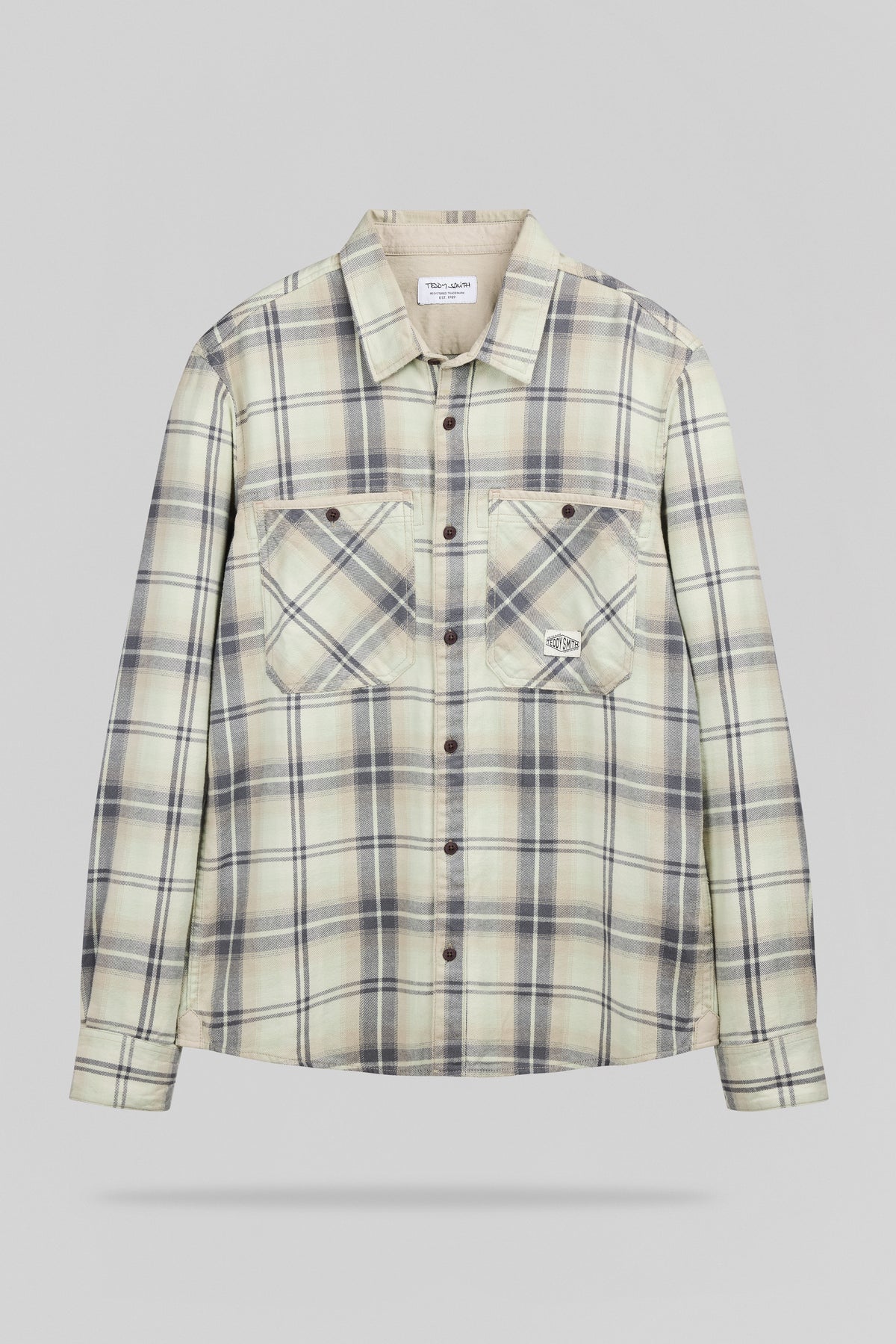 Chemise C-TRENT ML VERT NACRE