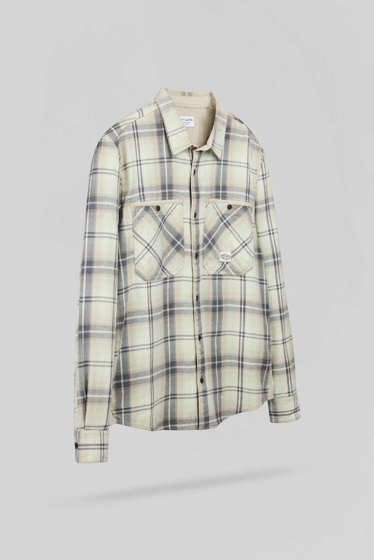 Chemise C-TRENT ML VERT NACRE