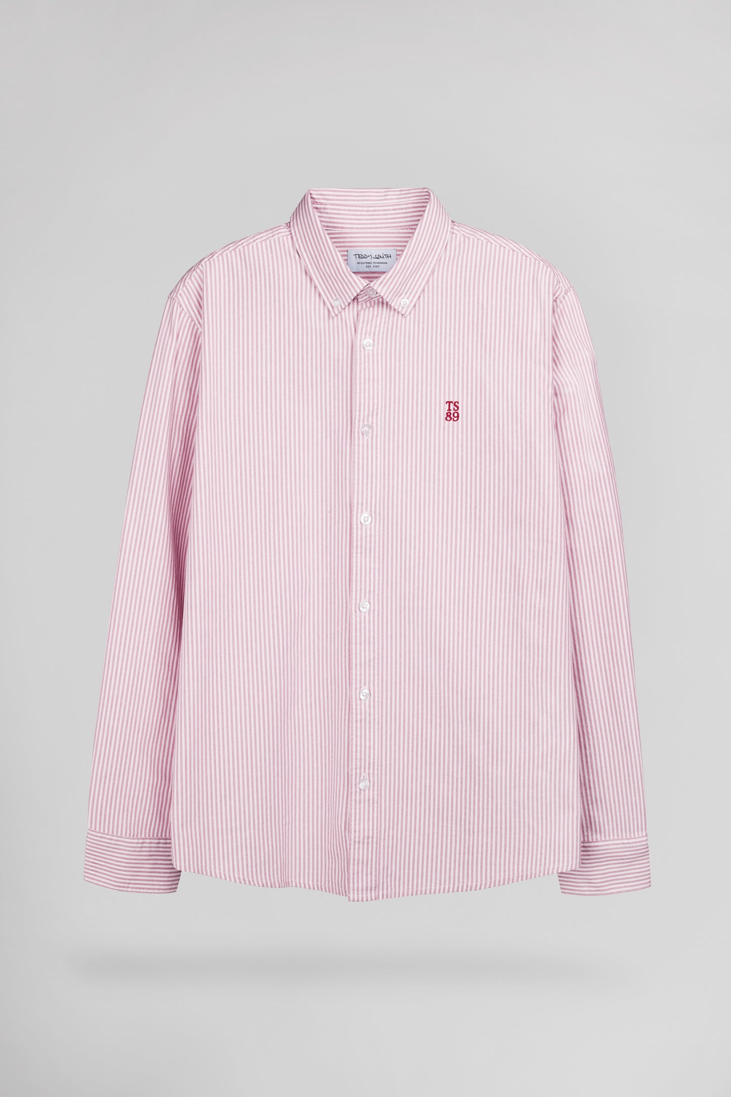 Chemise C-STANLEY ML ROUGE COQUELICOT