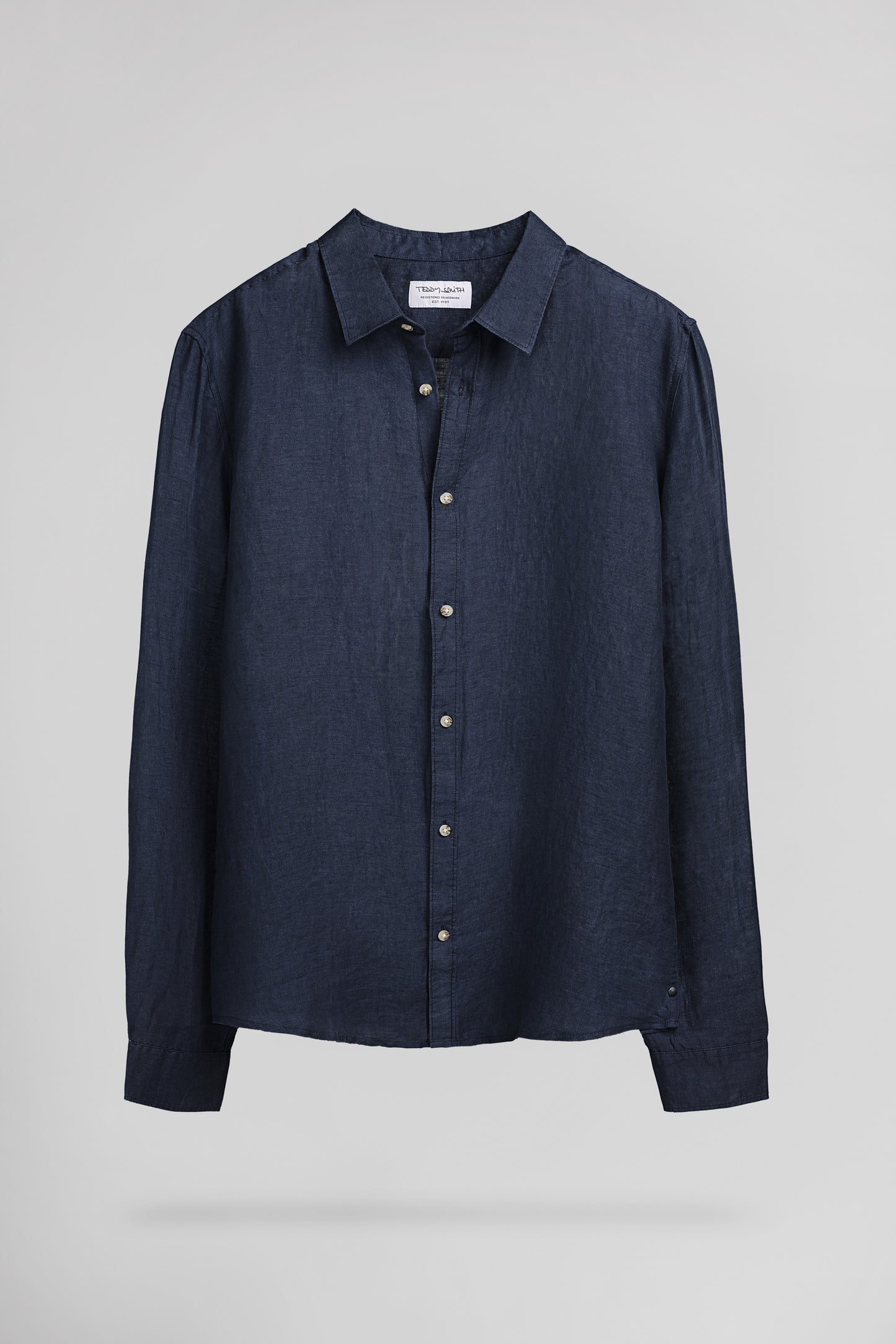 Chemise C-LINEN ML DARK NAVY