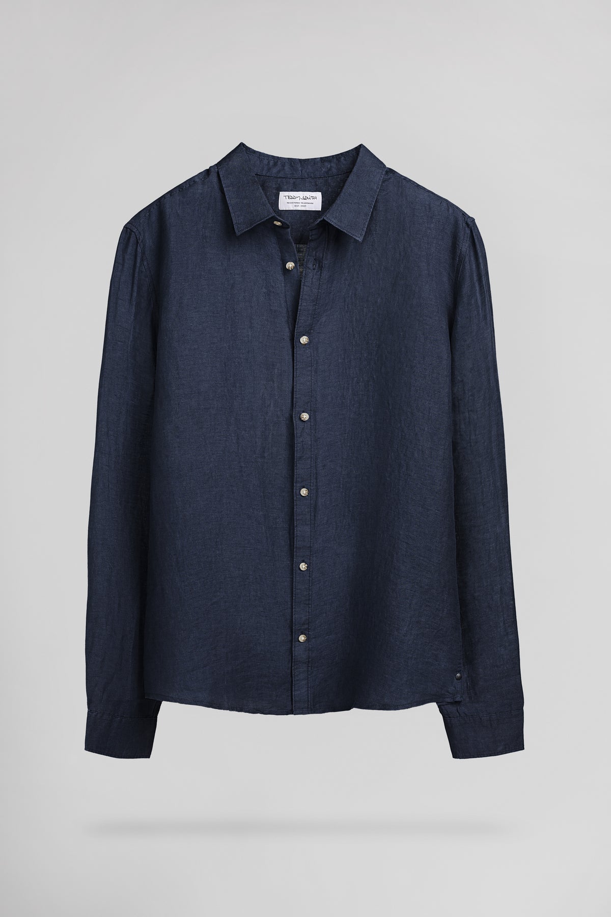 Chemise C-LINEN ML DARK NAVY
