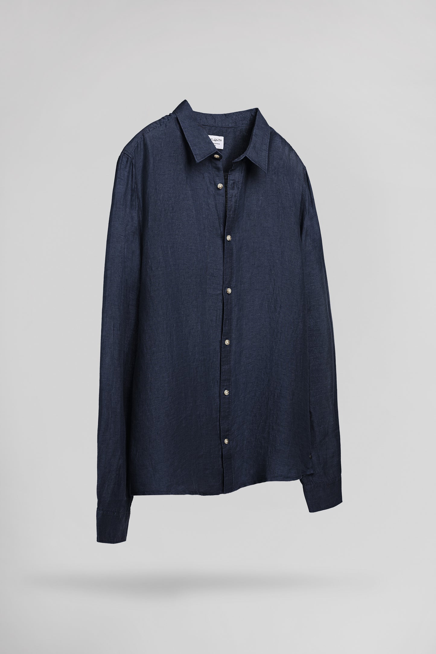 Chemise C-LINEN ML DARK NAVY