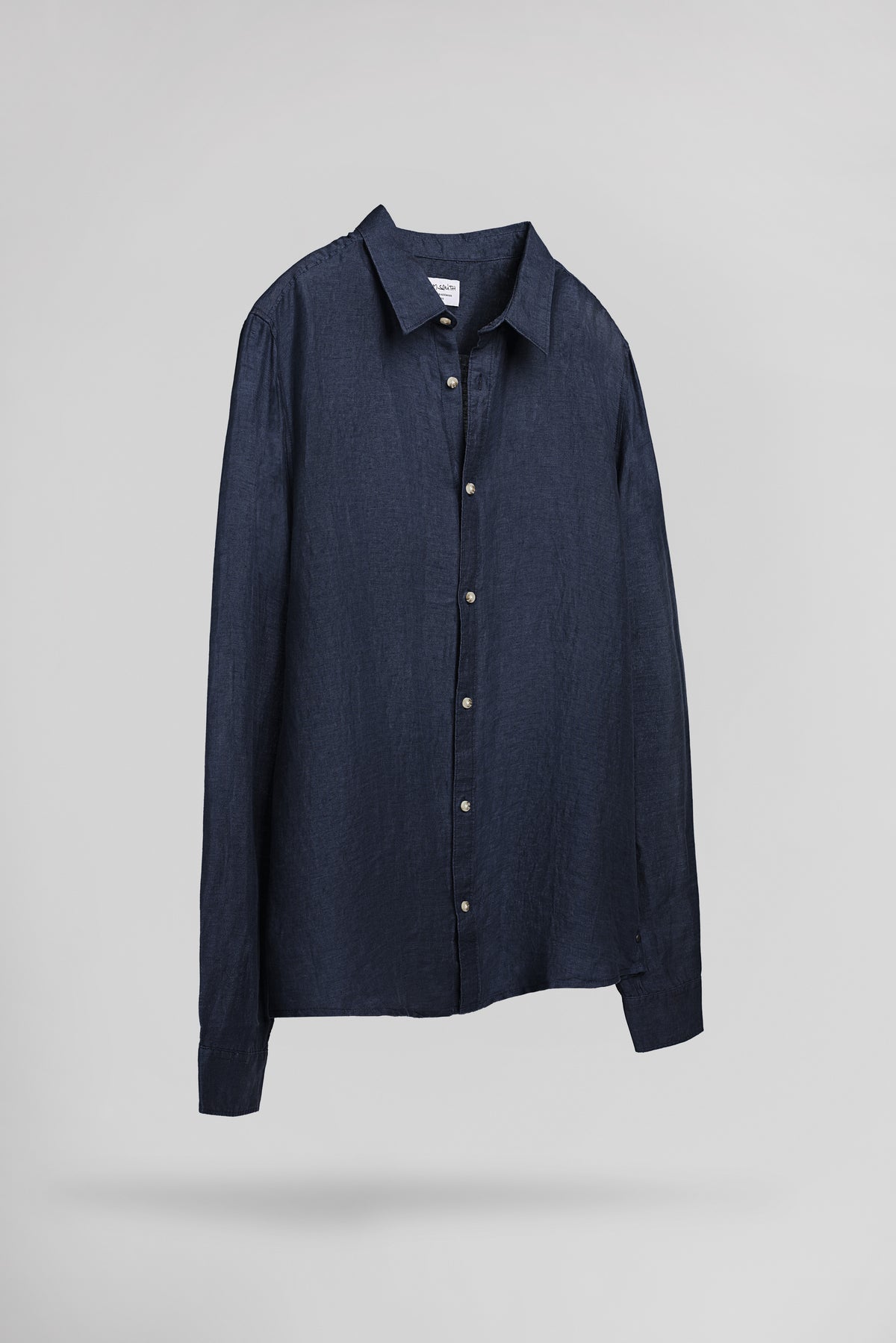 Chemise C-LINEN ML DARK NAVY