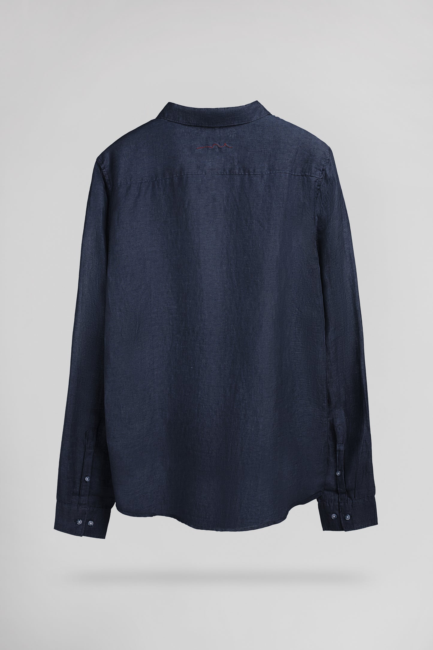 Chemise C-LINEN ML DARK NAVY