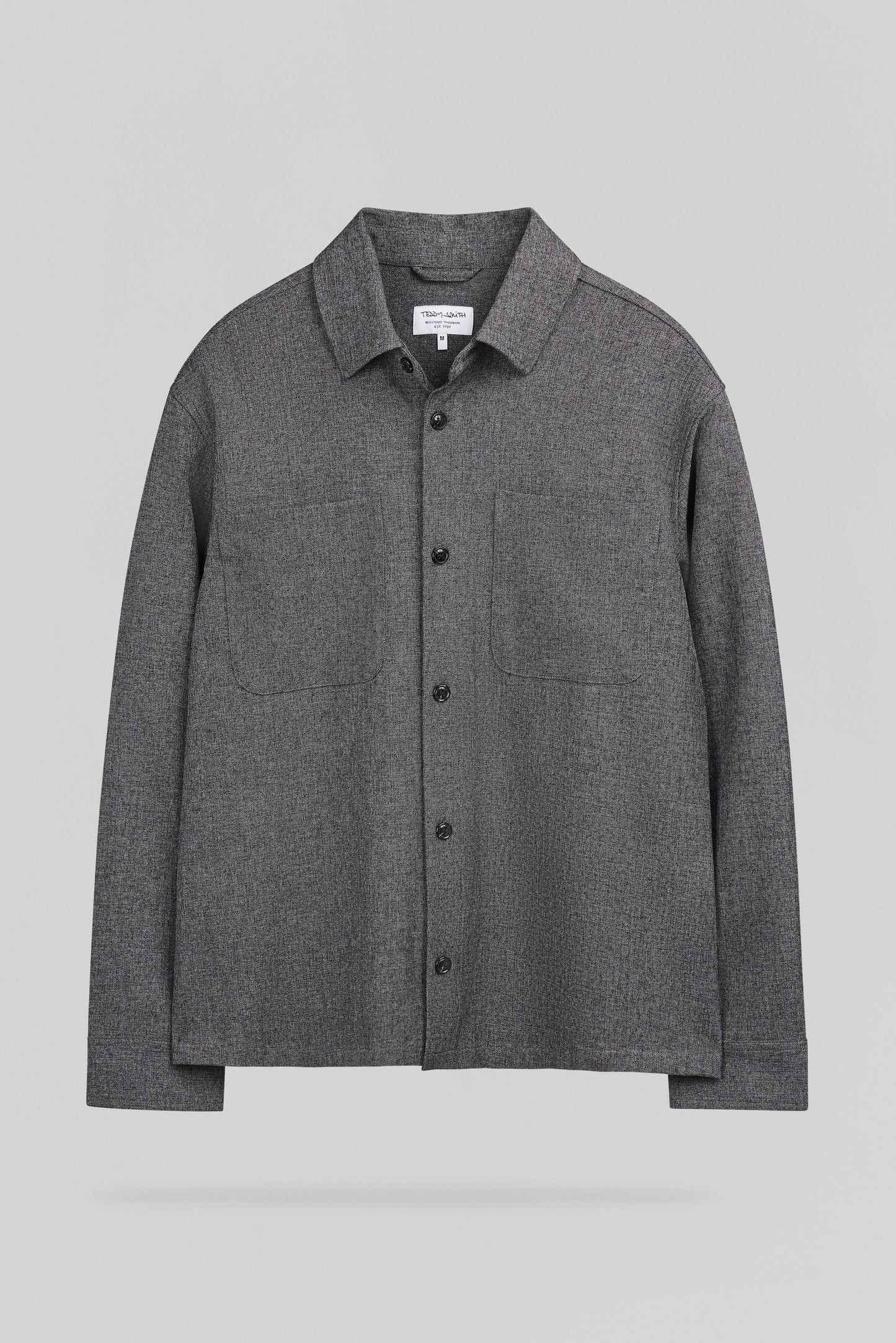 Chemise C-FELIX ML MELANGE BLACK