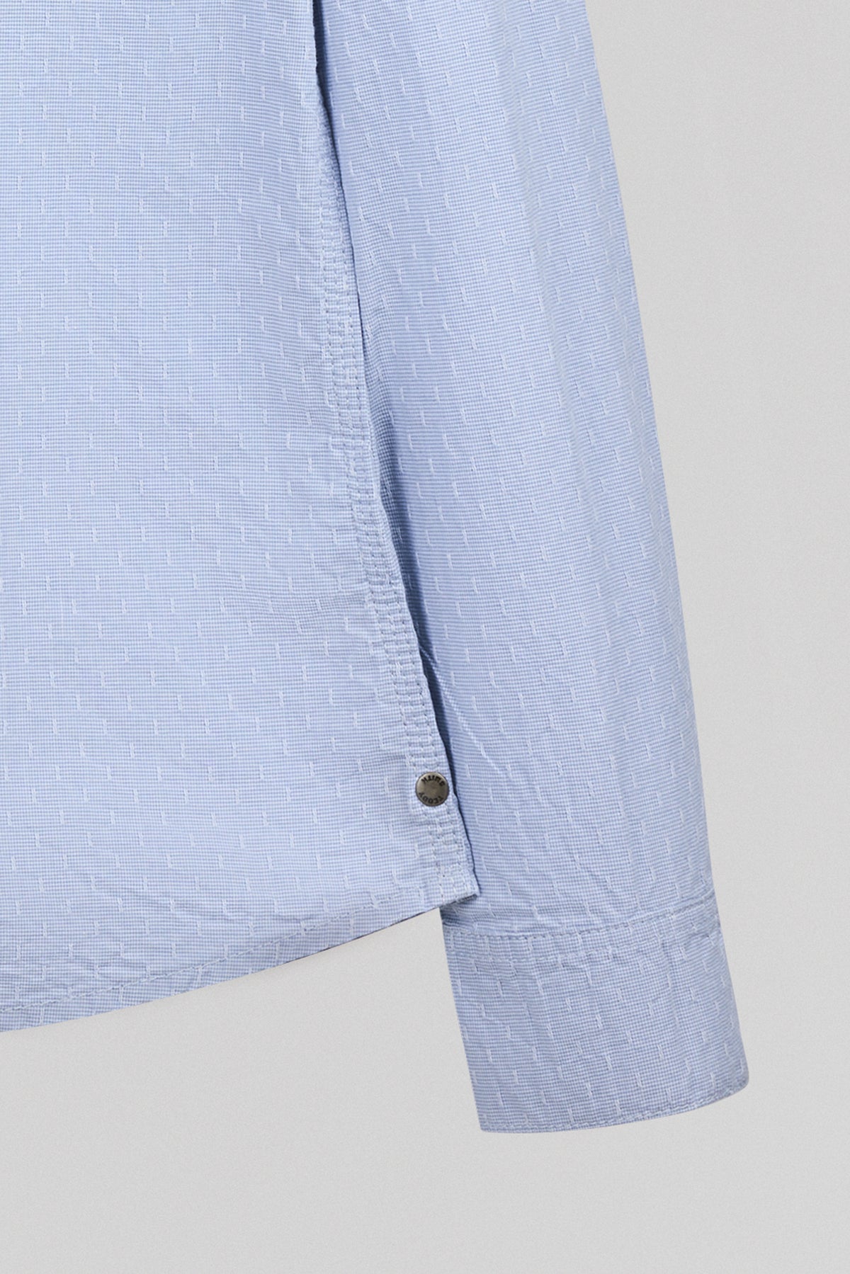 Chemise C-DOBBY ML PASTEL BLUE