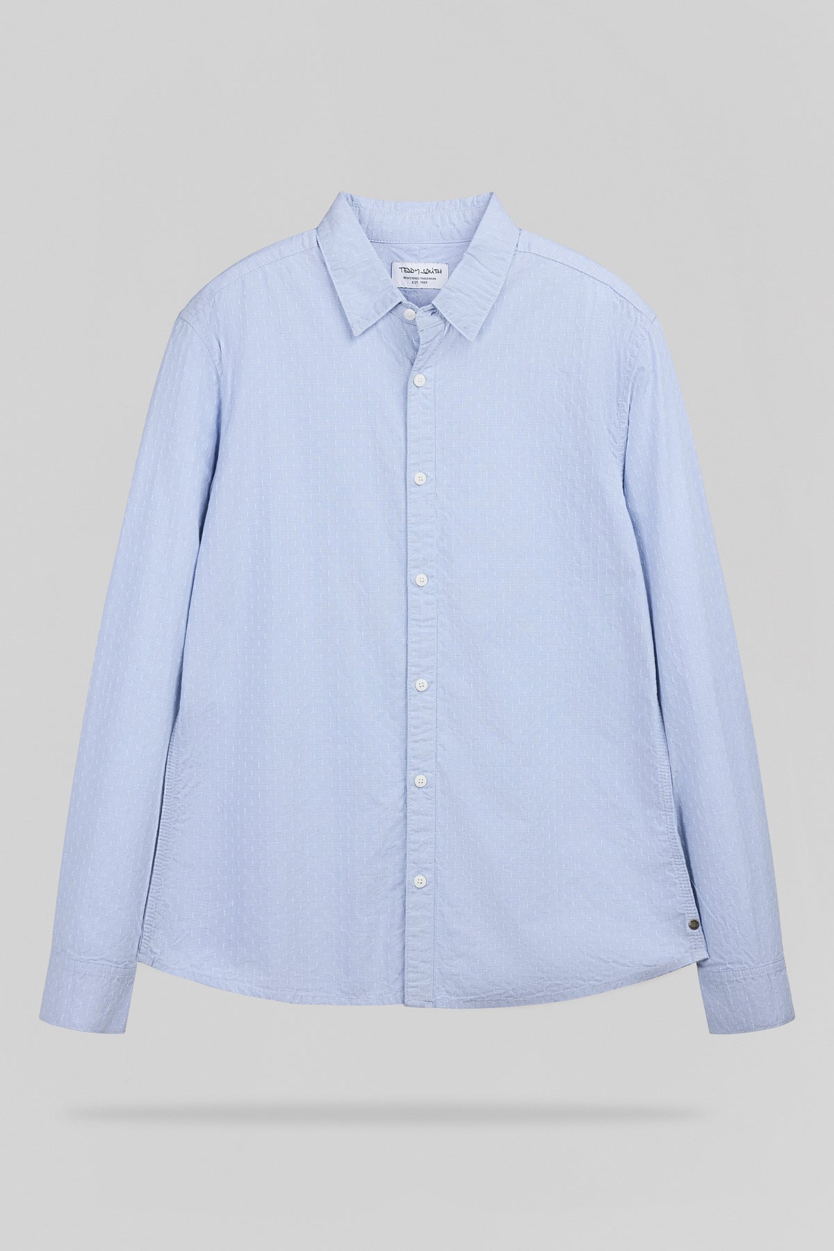 Chemise C-DOBBY ML PASTEL BLUE
