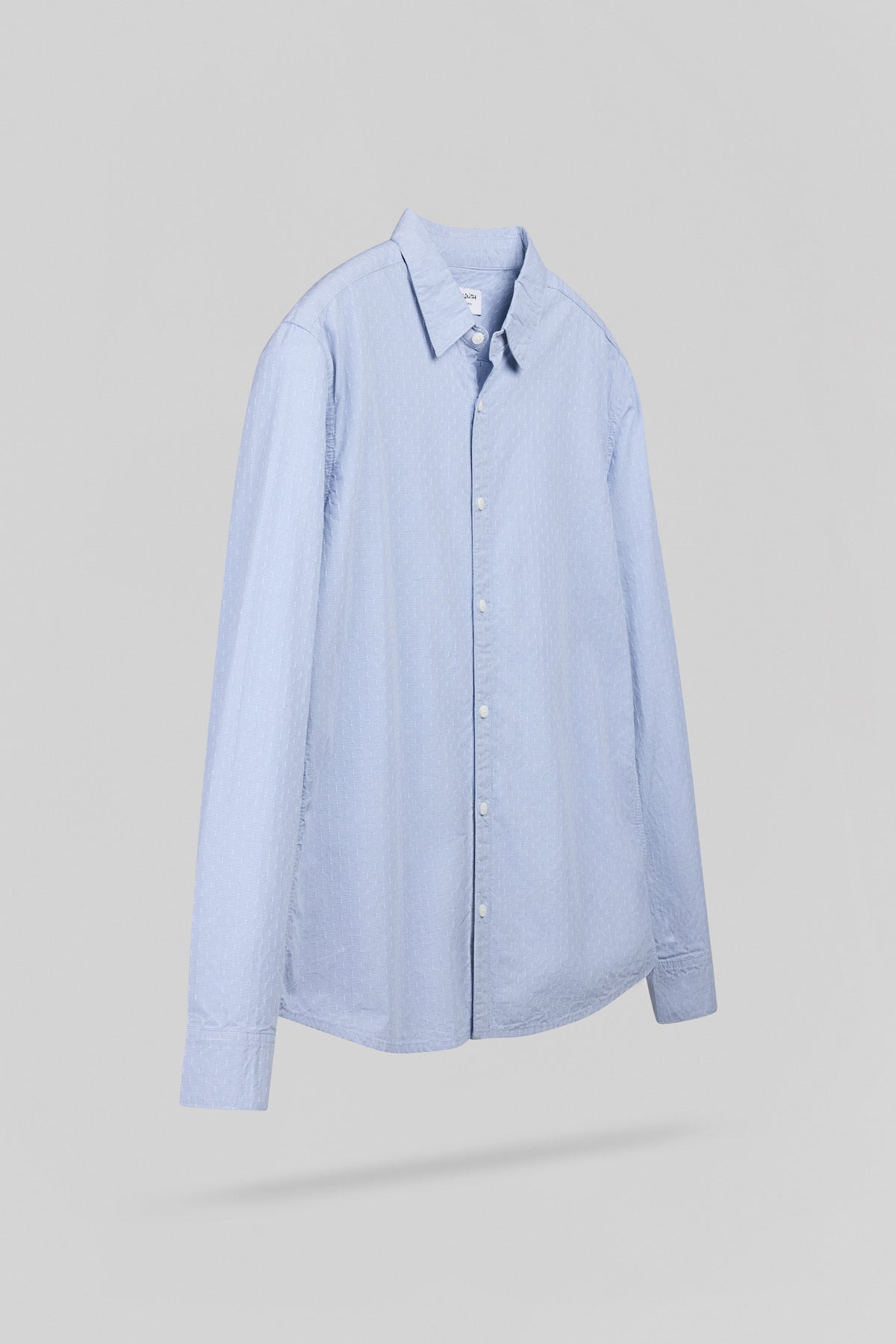 Chemise C-DOBBY ML PASTEL BLUE